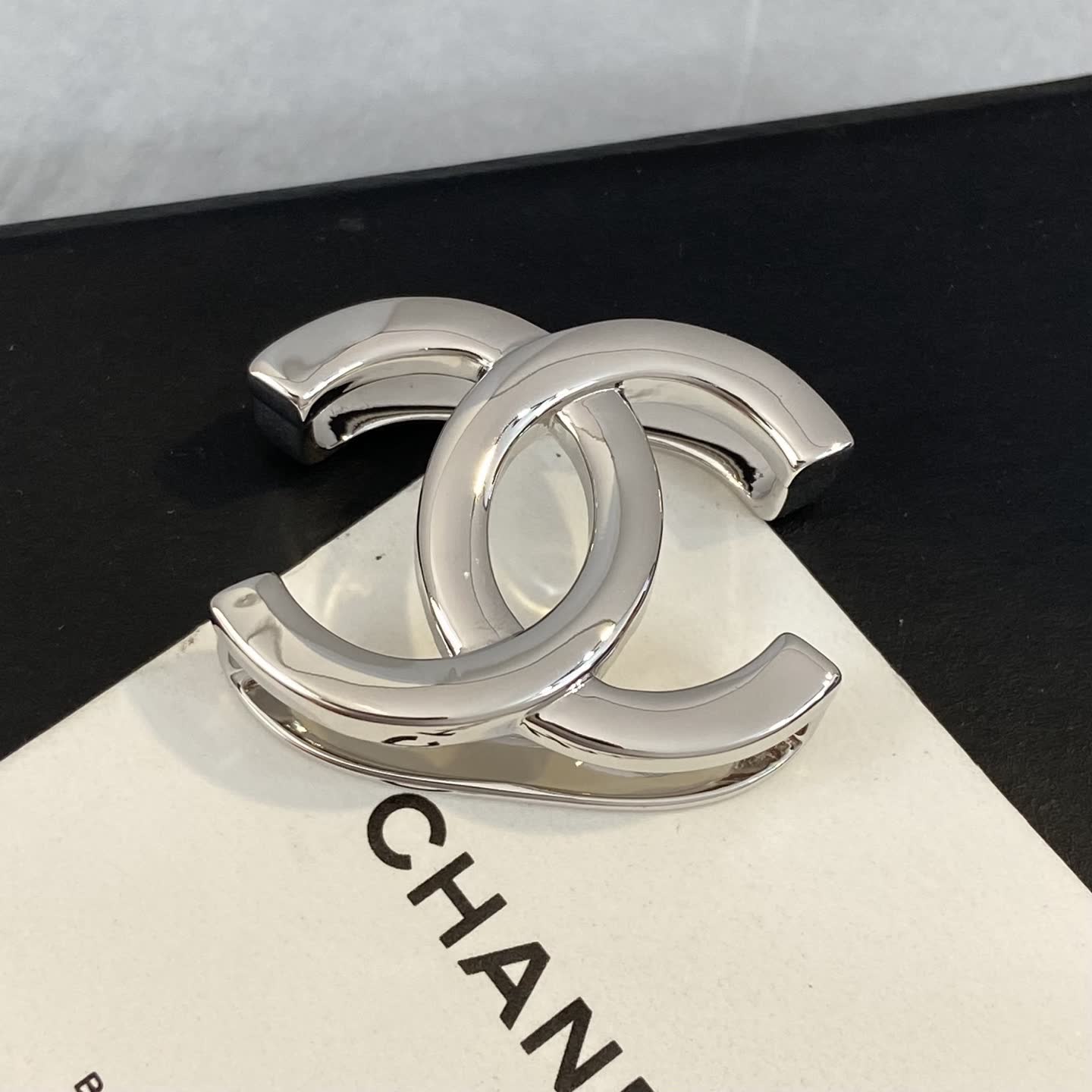 Chanel CC Logo Brooch