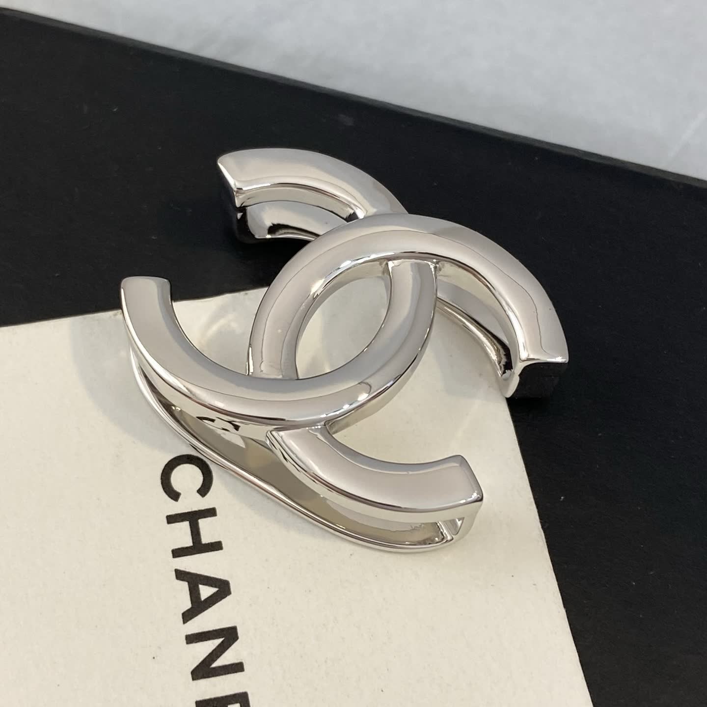 Chanel CC Logo Brooch