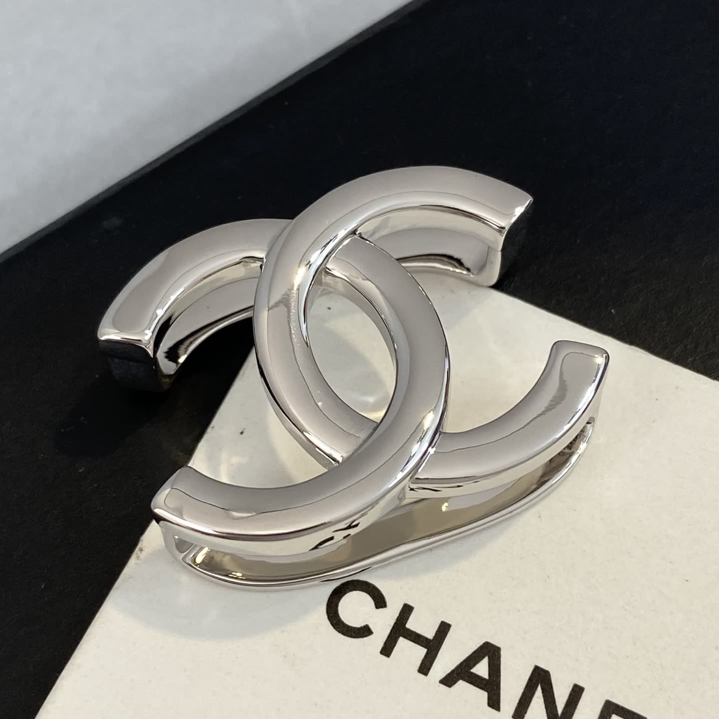 Chanel CC Logo Brooch