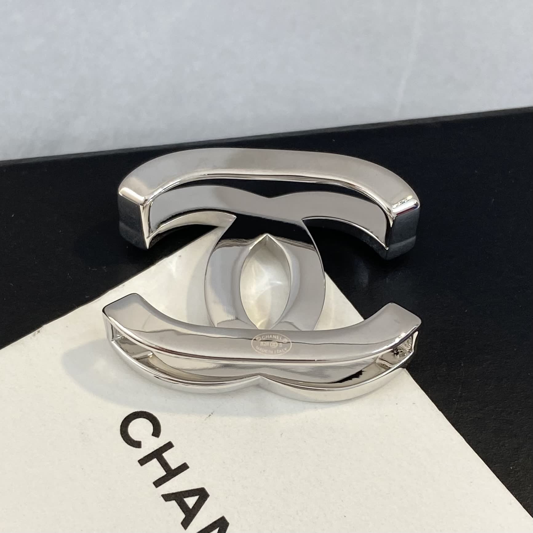 Chanel CC Logo Brooch