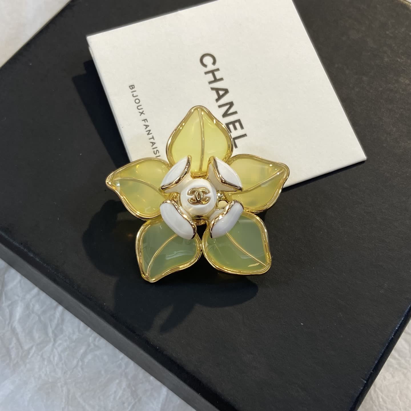 Chanel Camellia Brooch Set