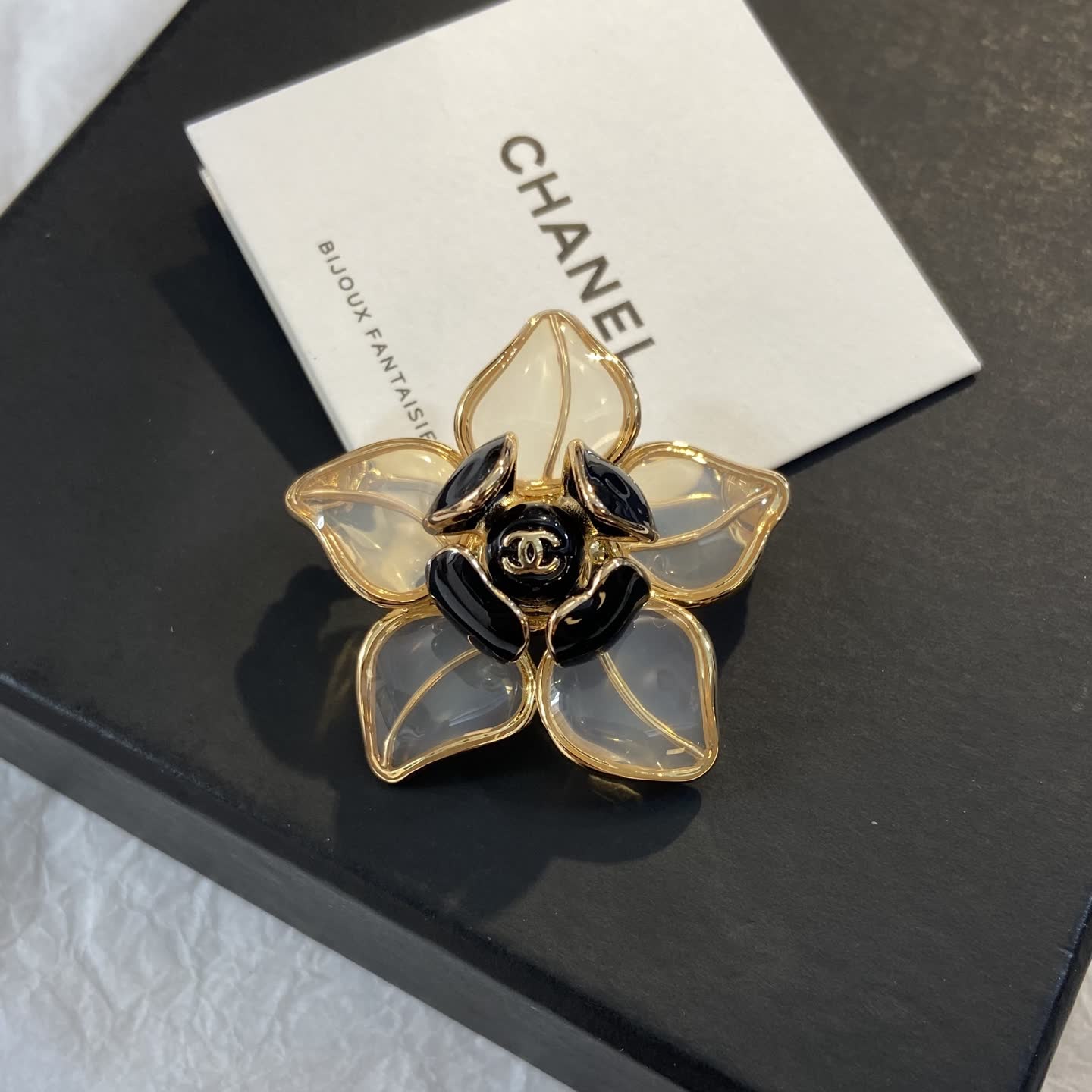 Chanel Camellia Brooch Set