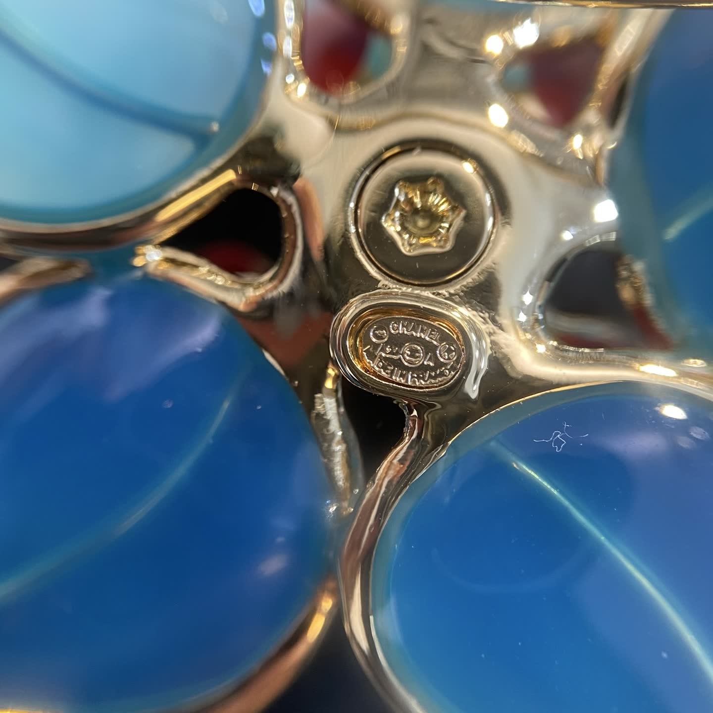 Chanel Camellia Brooch Set