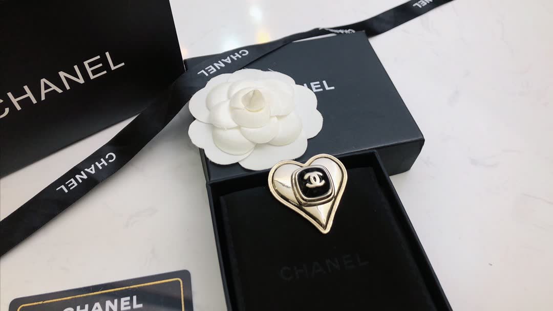 Chanel Heart Brooch
