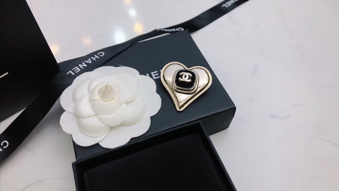 Chanel Heart Brooch