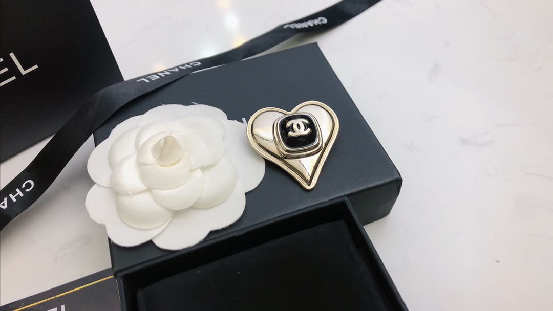 Chanel Heart Brooch