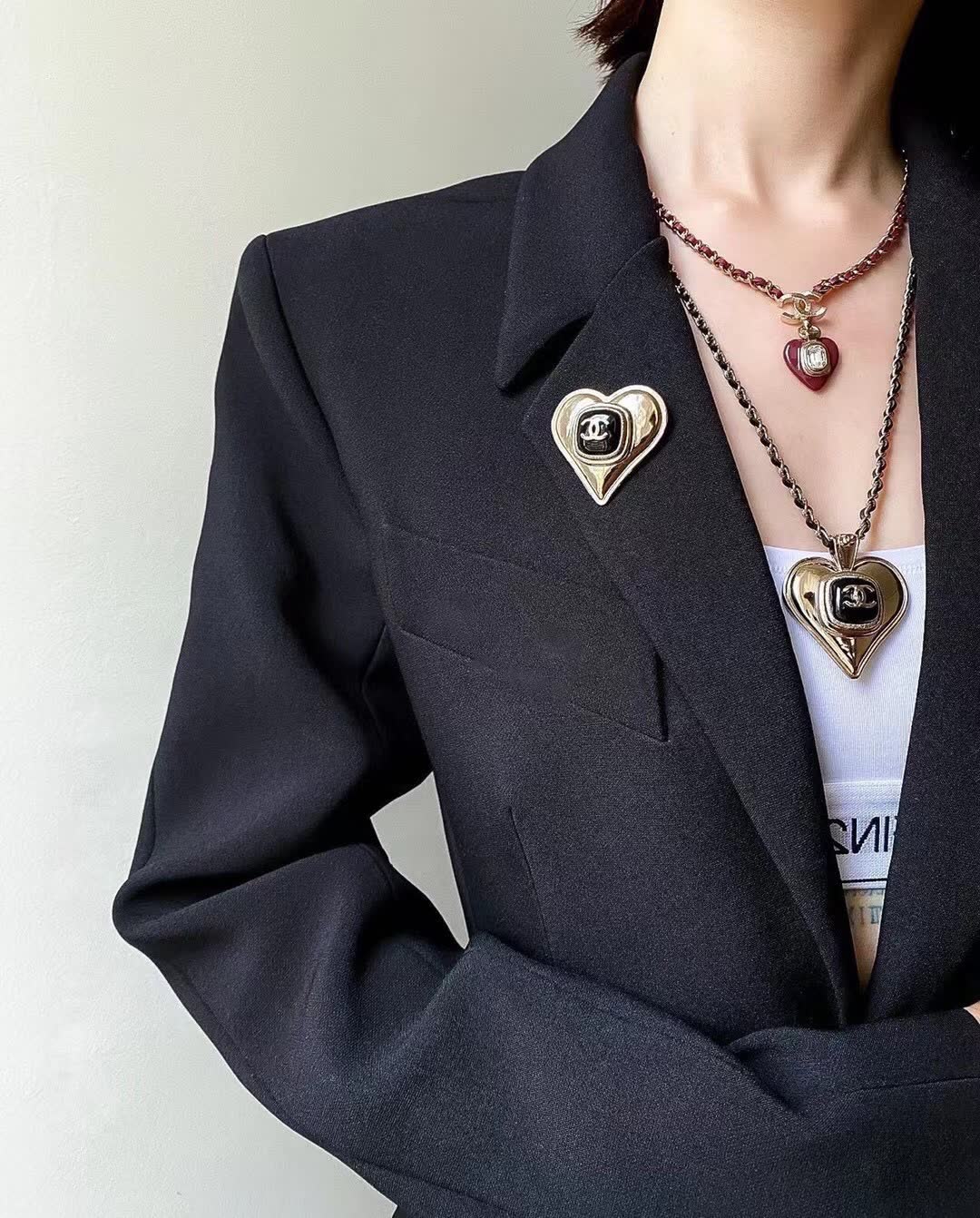 Chanel Heart Brooch