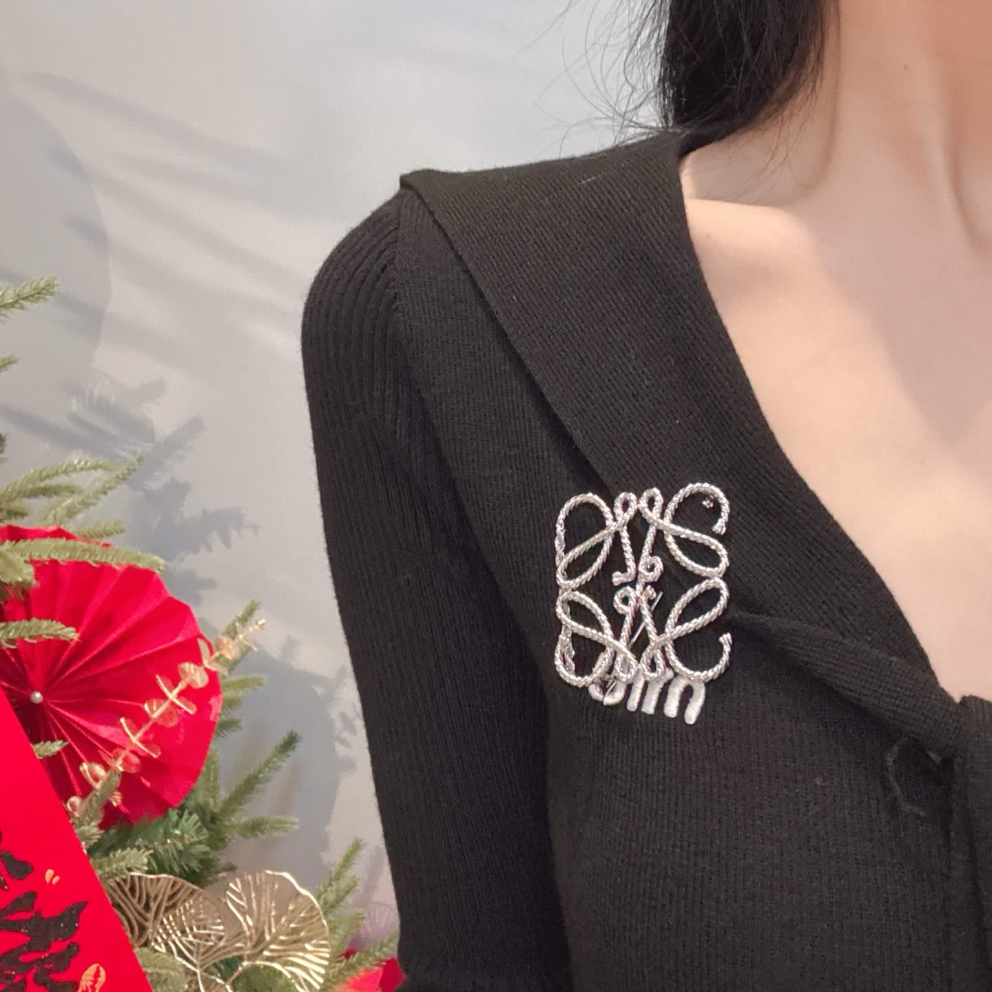 Dior Silver Brooch