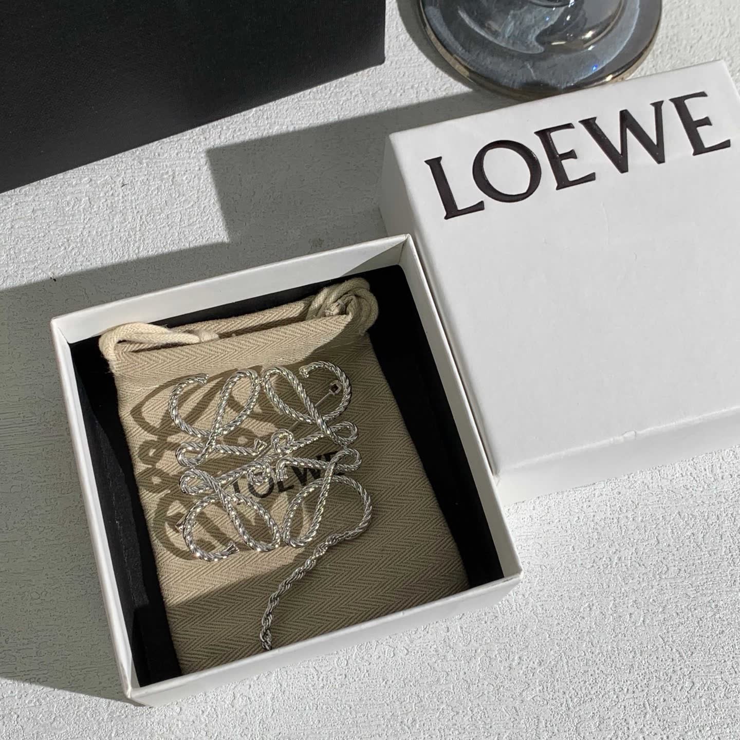 Dior Silver Brooch