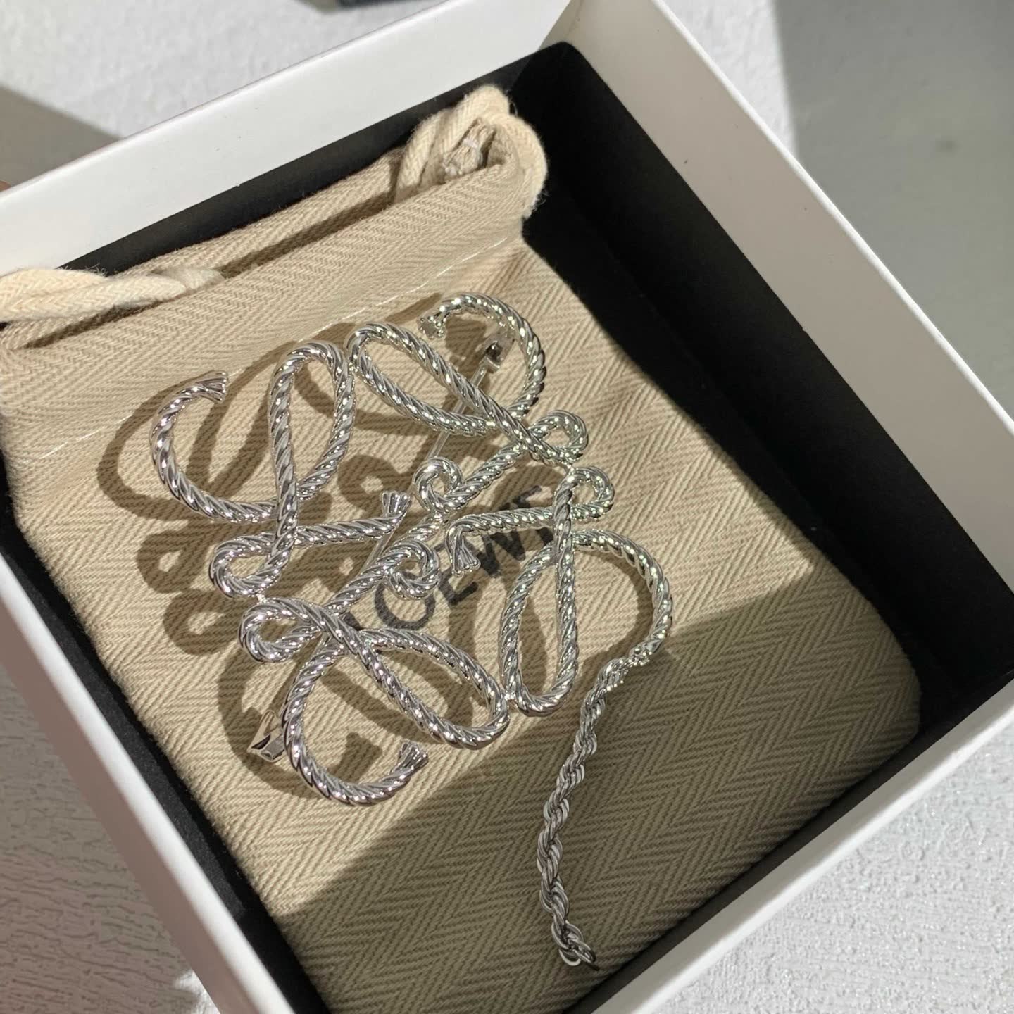 Dior Silver Brooch