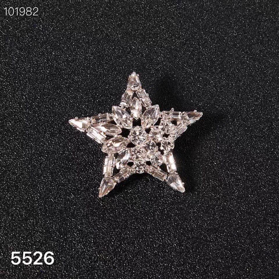 YSL Saint Laurent Paris Star Brooch