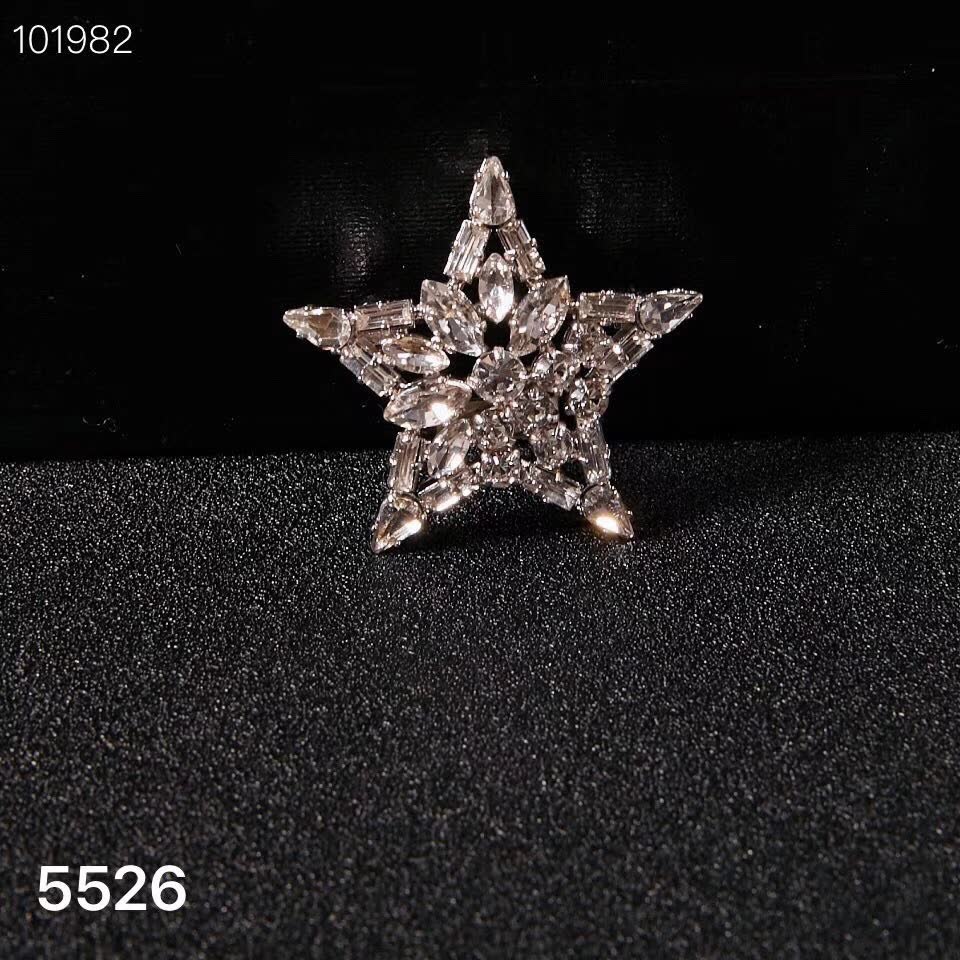 YSL Saint Laurent Paris Star Brooch