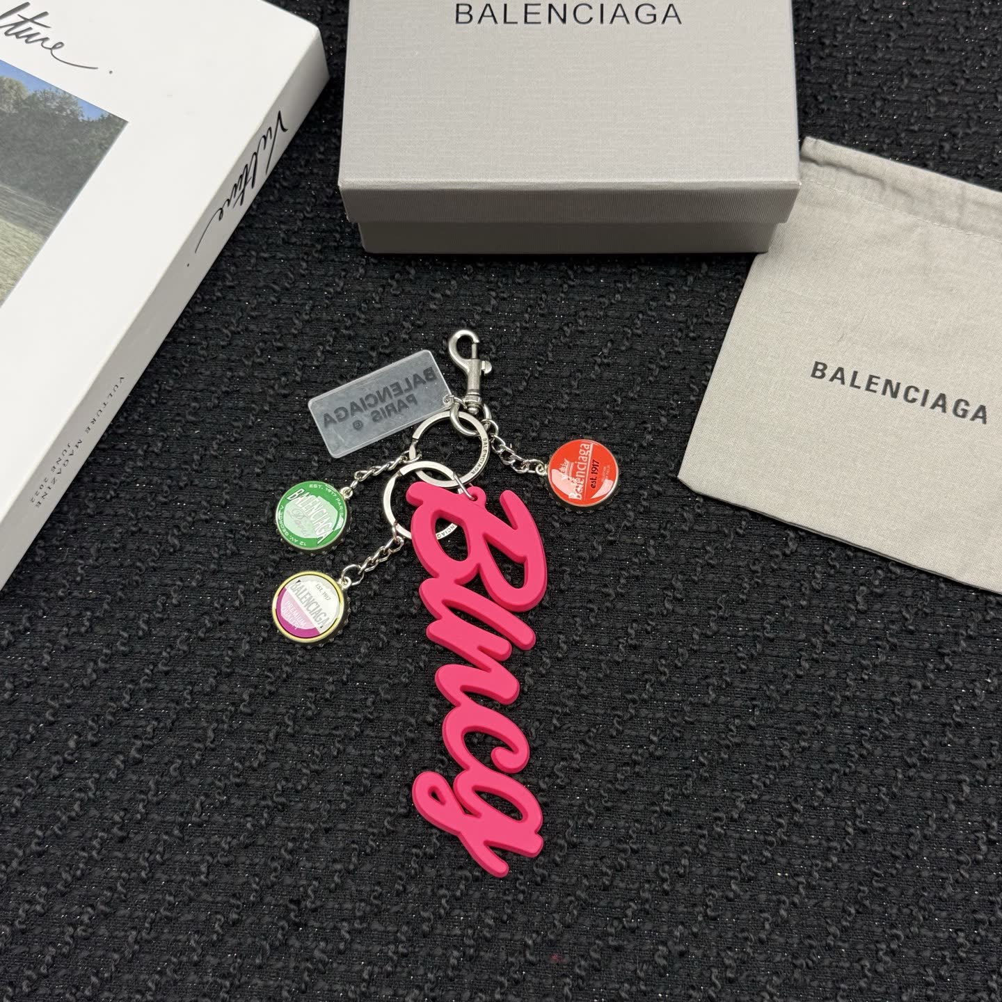 Balenciaga 'Blanc' Keychain