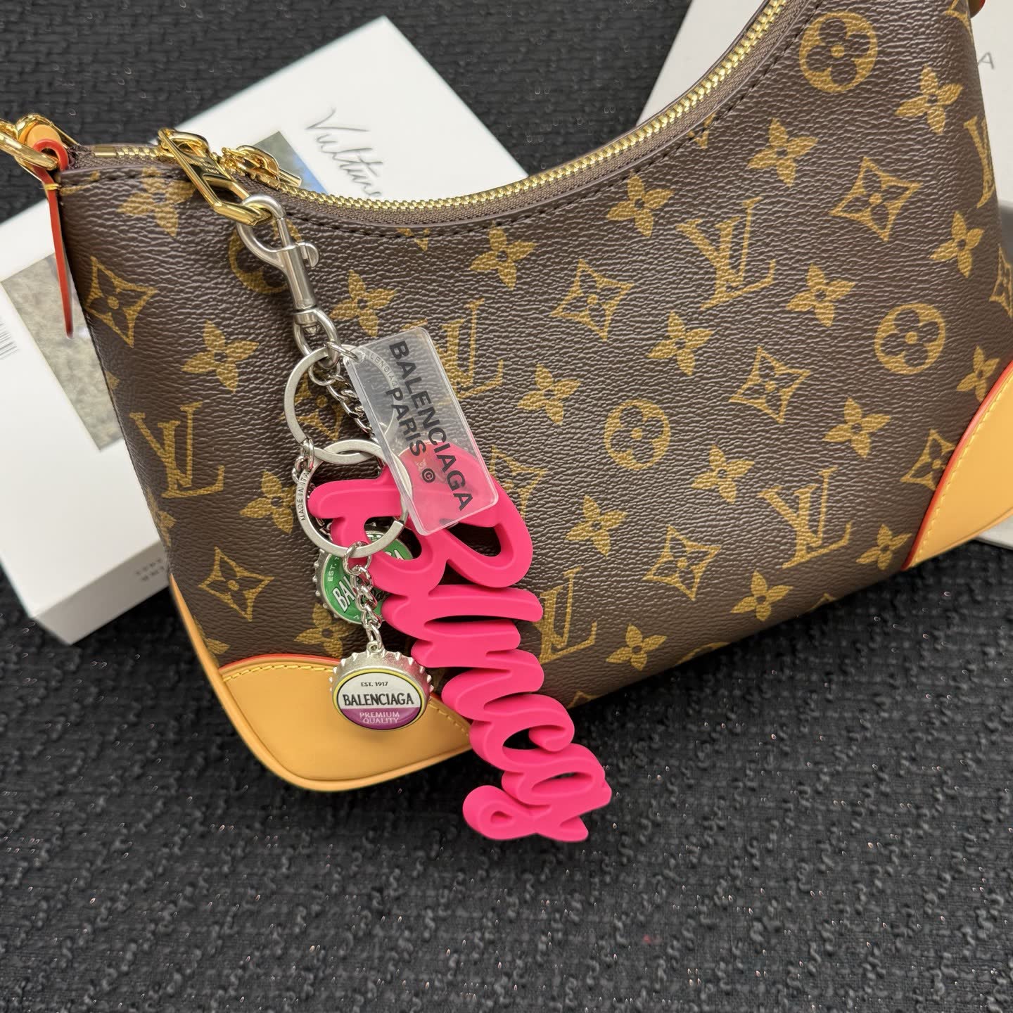 Balenciaga 'Blanc' Keychain
