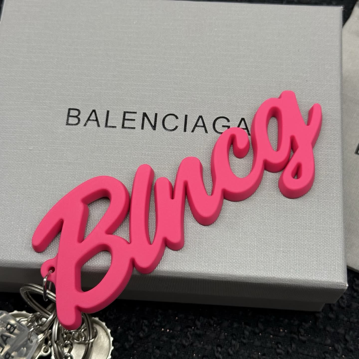 Balenciaga 'Blanc' Keychain