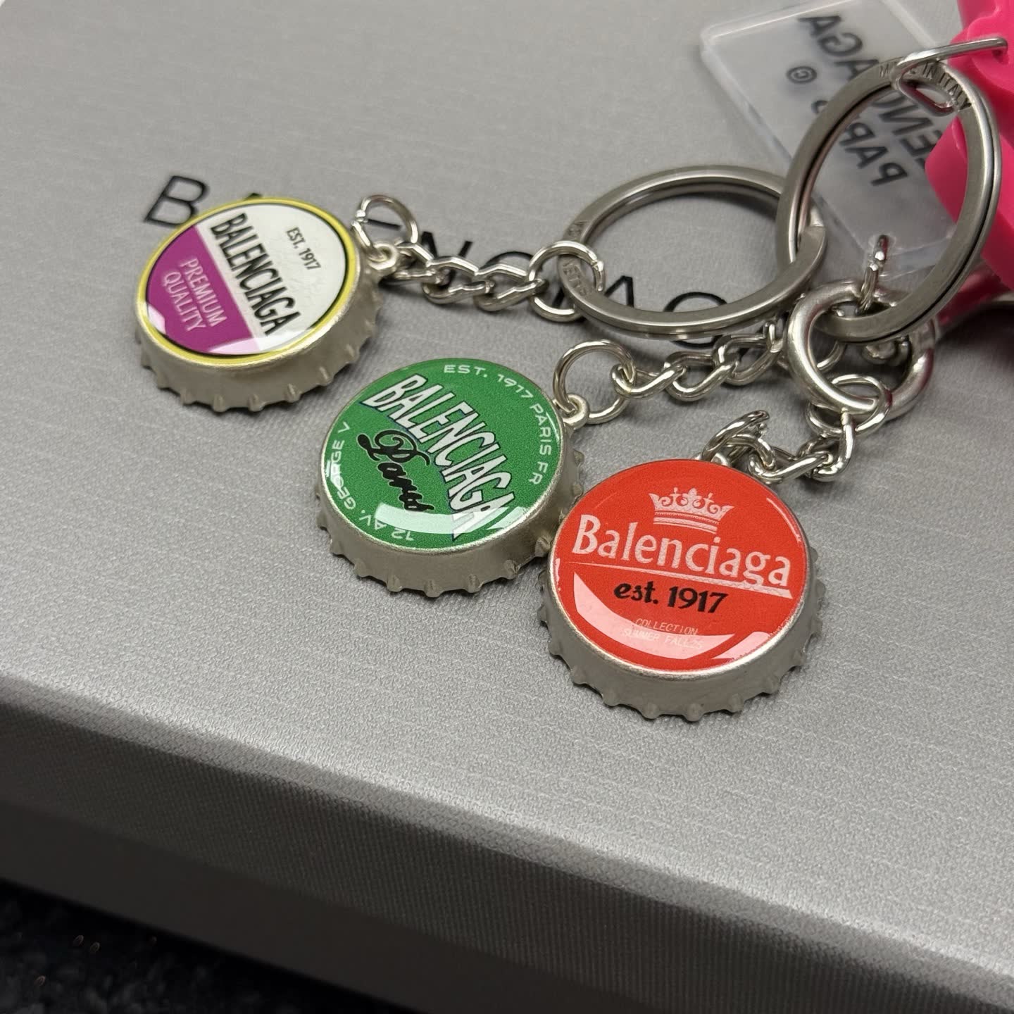 Balenciaga 'Blanc' Keychain
