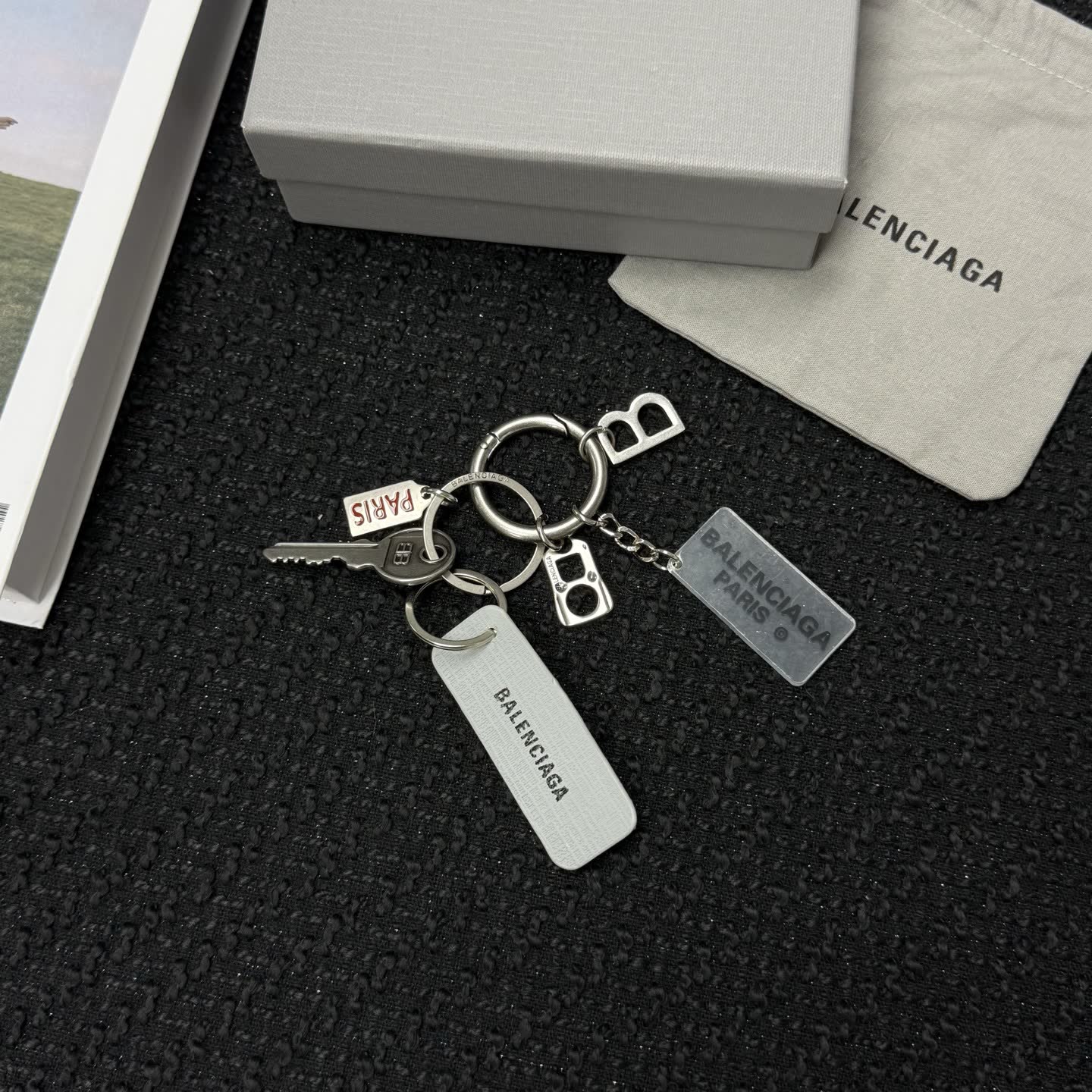 Balenciaga Paris Keychain