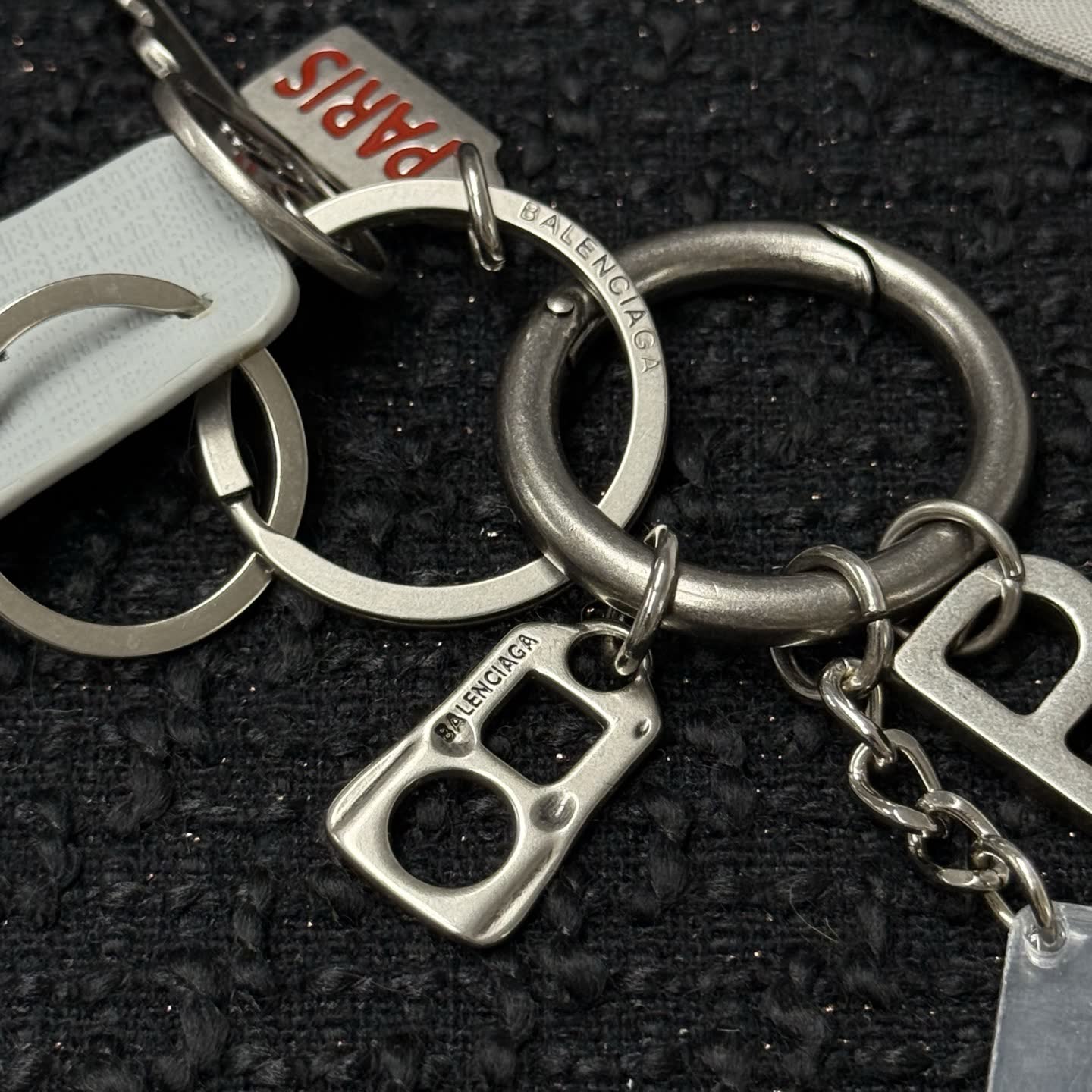Balenciaga Paris Keychain