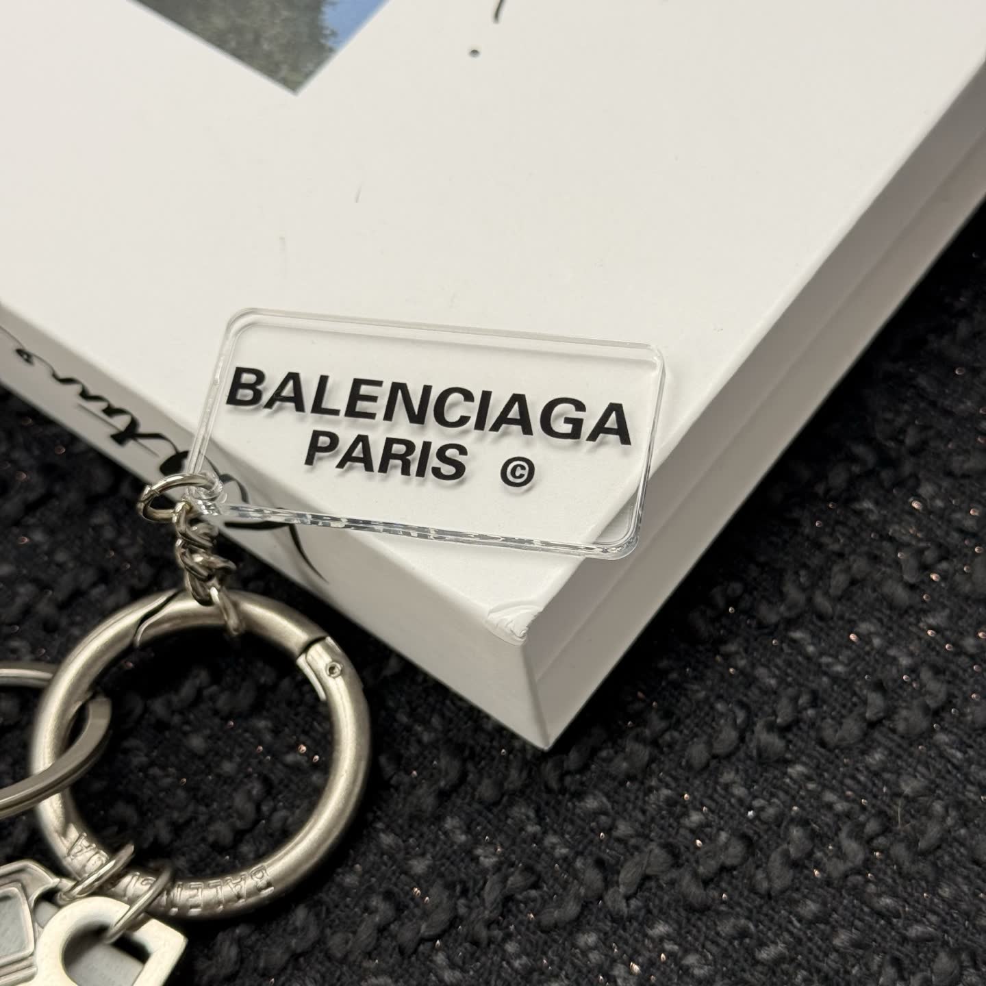Balenciaga Paris Keychain