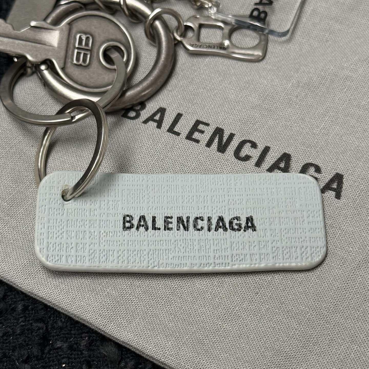 Balenciaga Paris Keychain