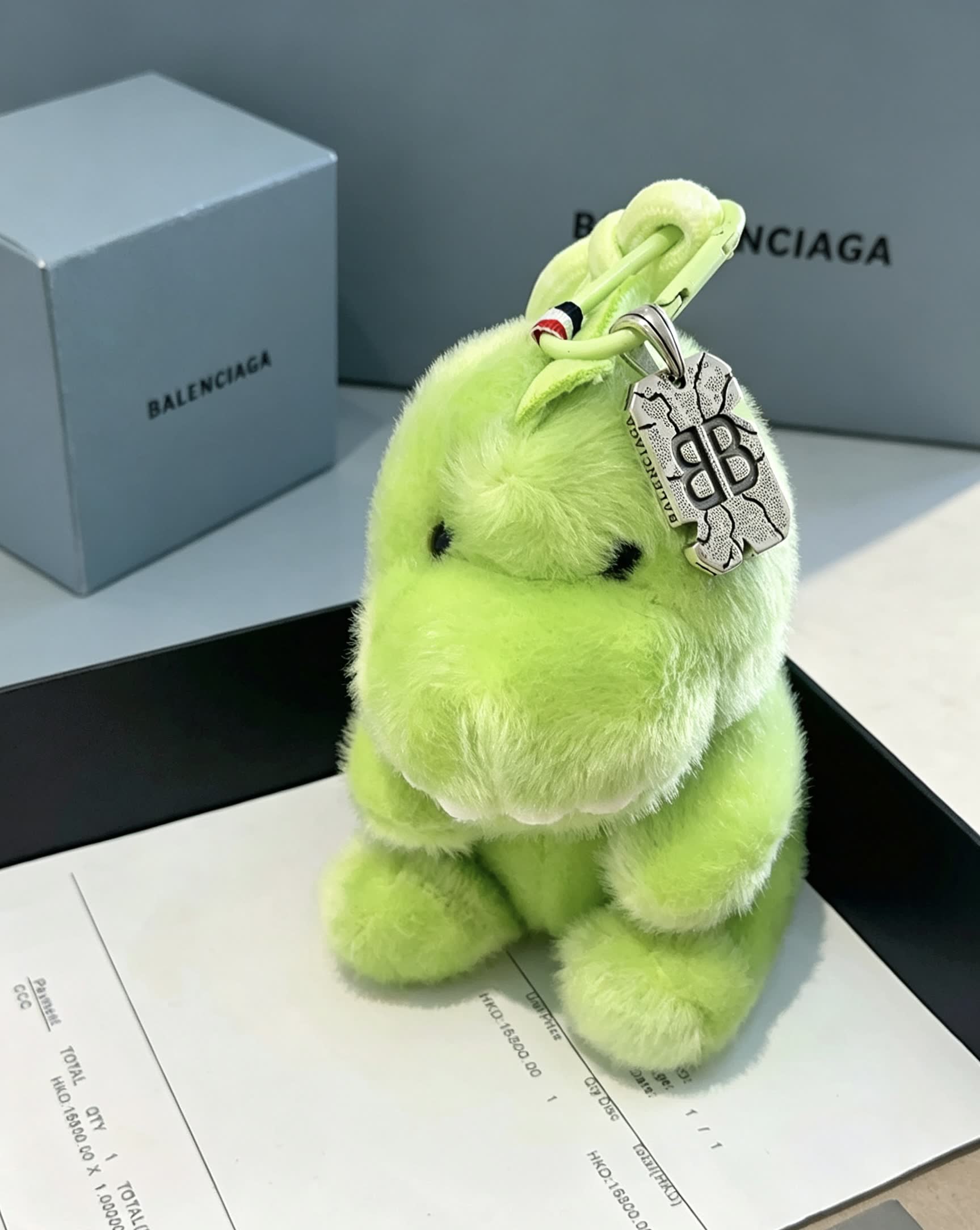 Balenciaga Green Dinosaur Keychain