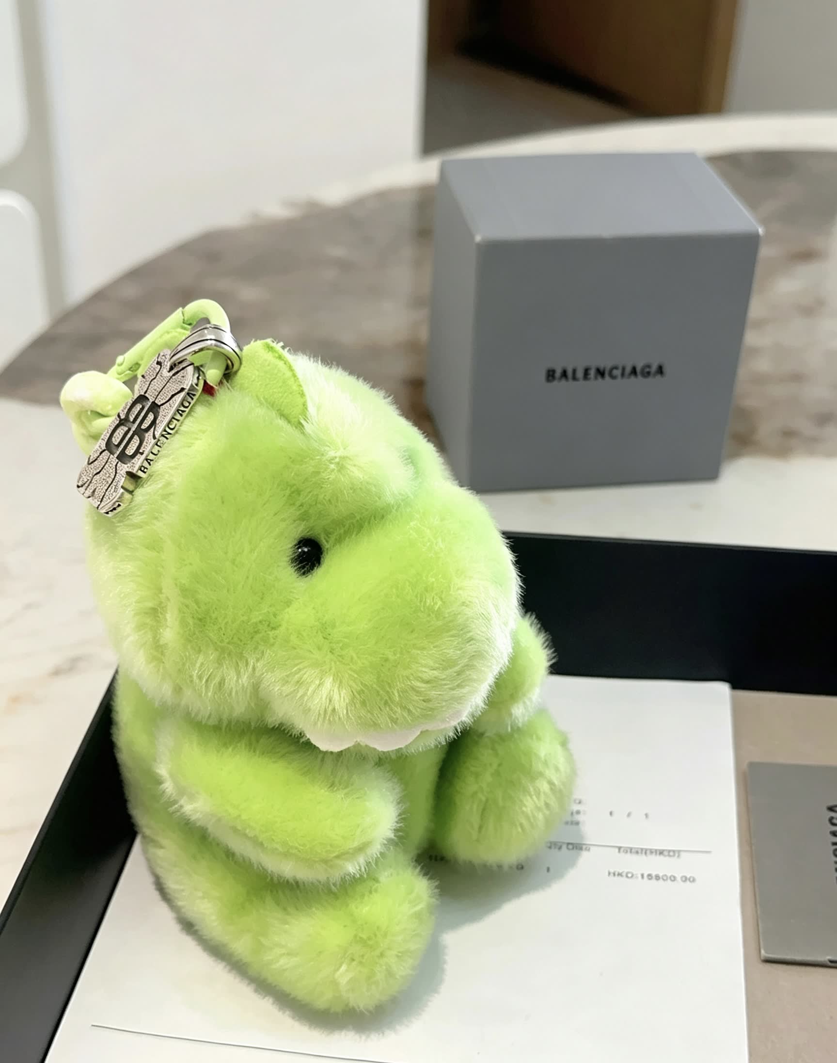 Balenciaga Green Dinosaur Keychain