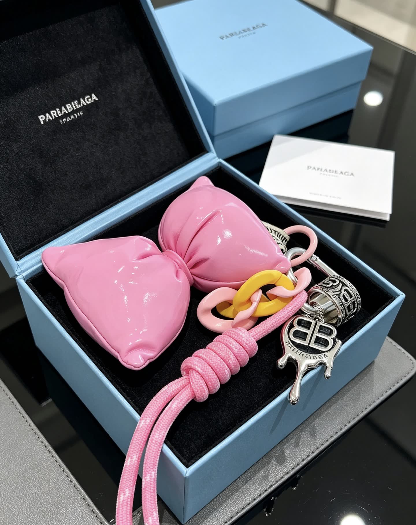 Balenciaga Marc Jacobs Pink Bow Charm