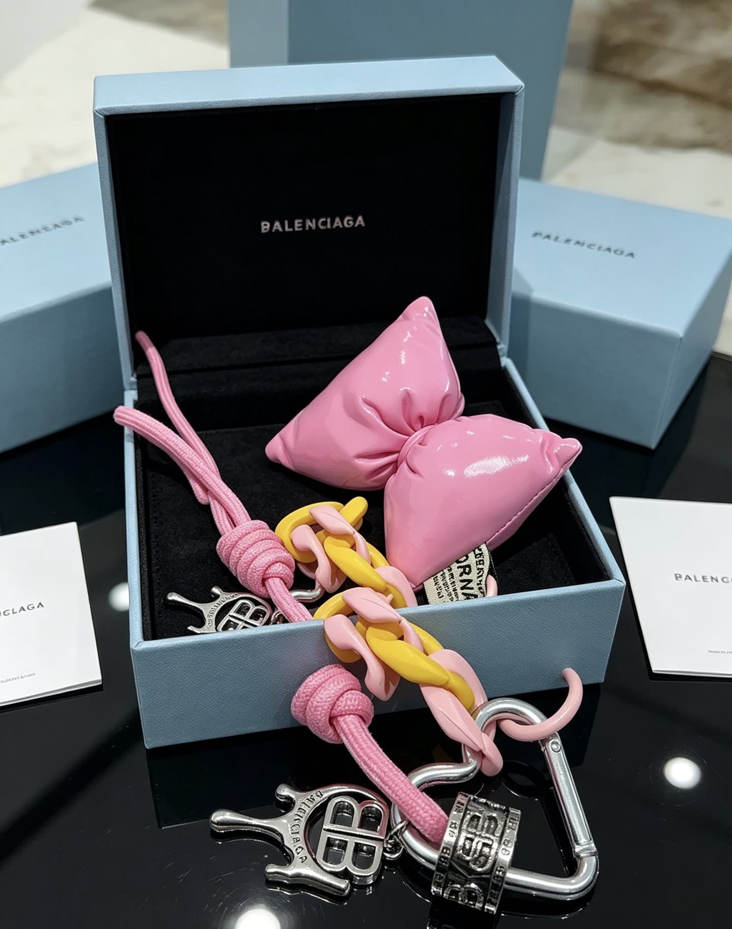 Balenciaga Marc Jacobs Pink Bow Charm