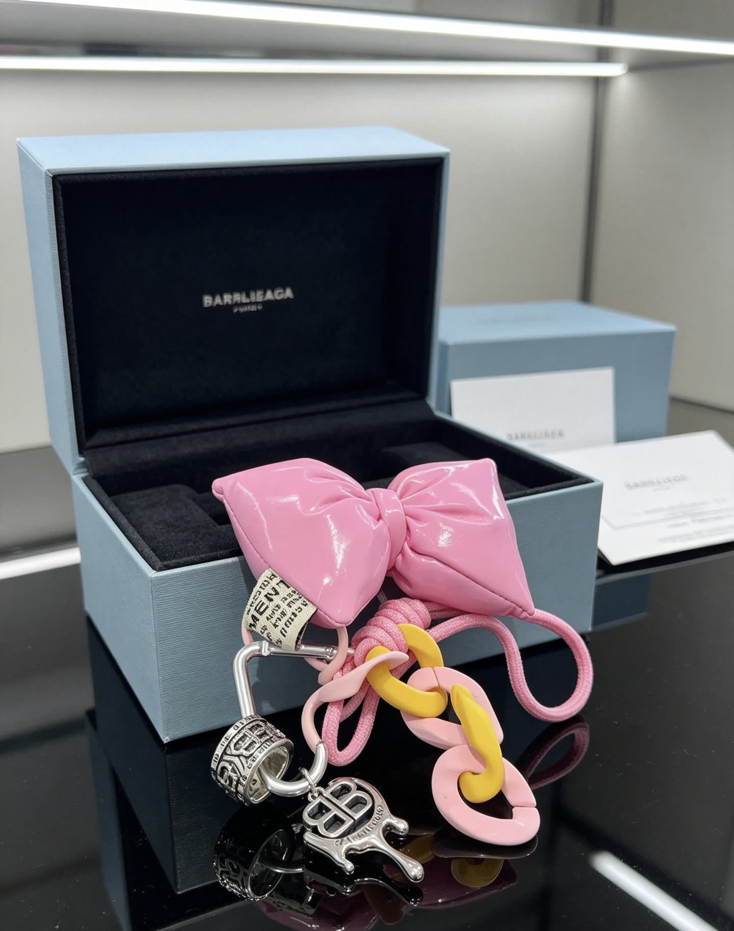 Balenciaga Marc Jacobs Pink Bow Charm