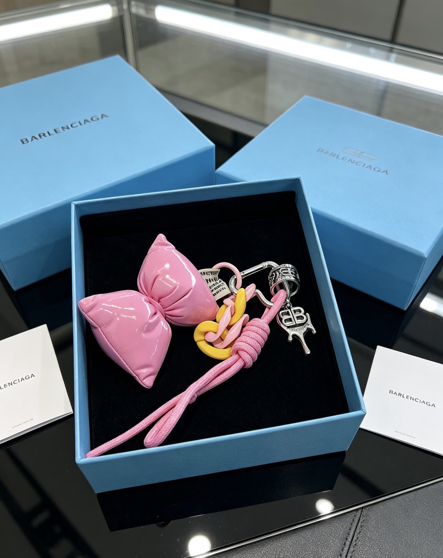 Balenciaga Marc Jacobs Pink Bow Charm
