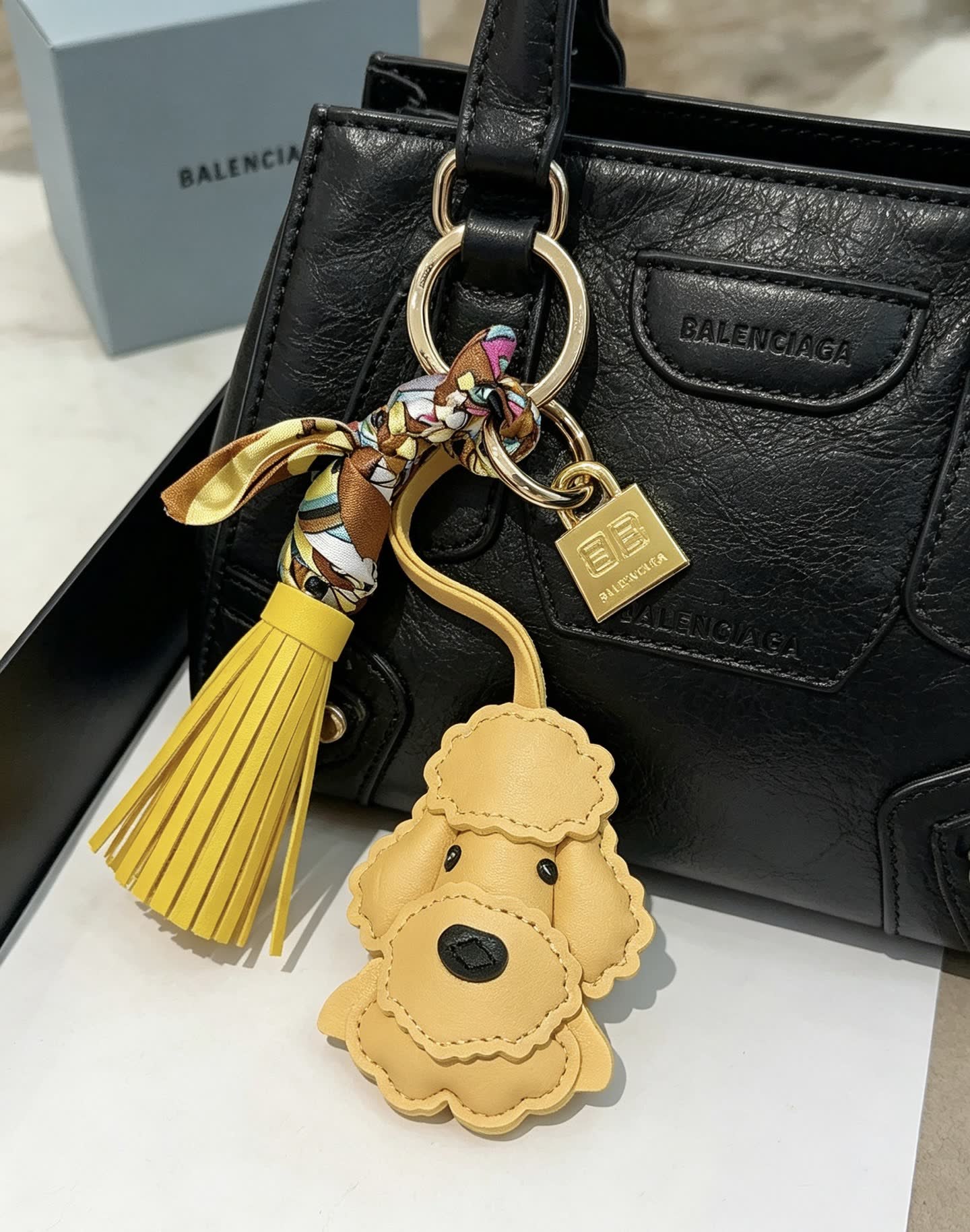 Balenciaga Dog Keychain