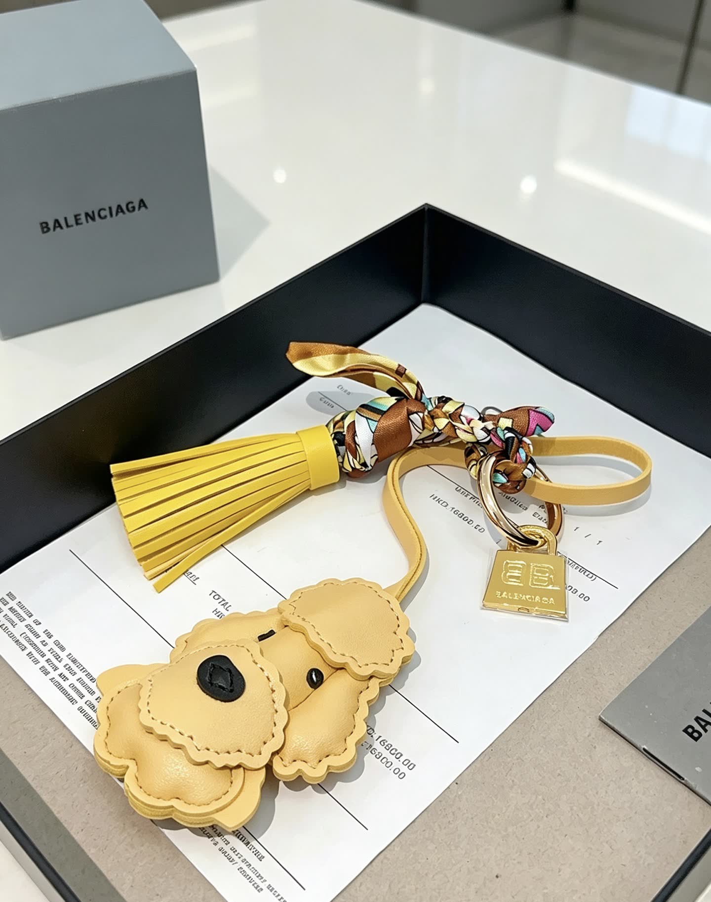 Balenciaga Dog Keychain