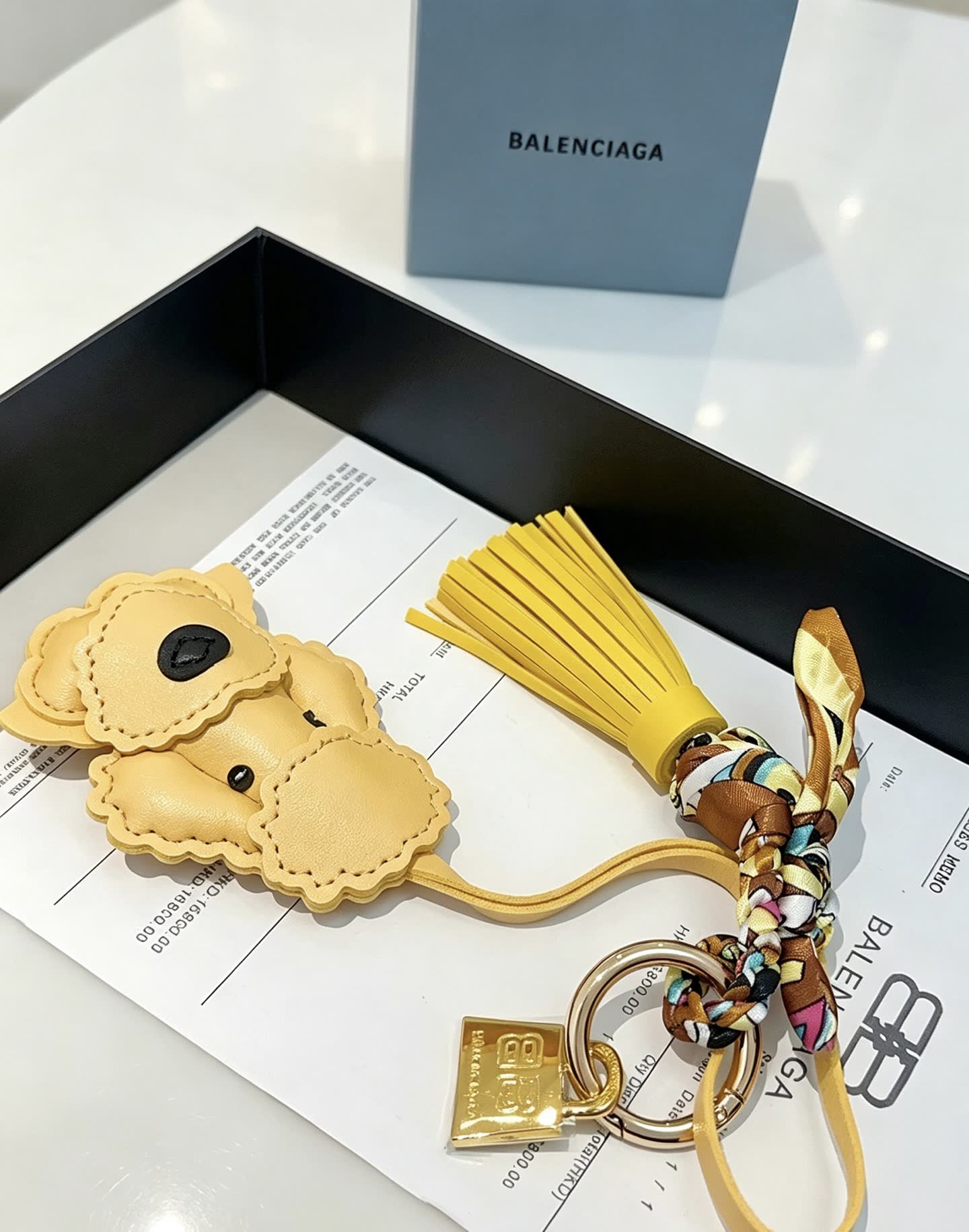 Balenciaga Dog Keychain