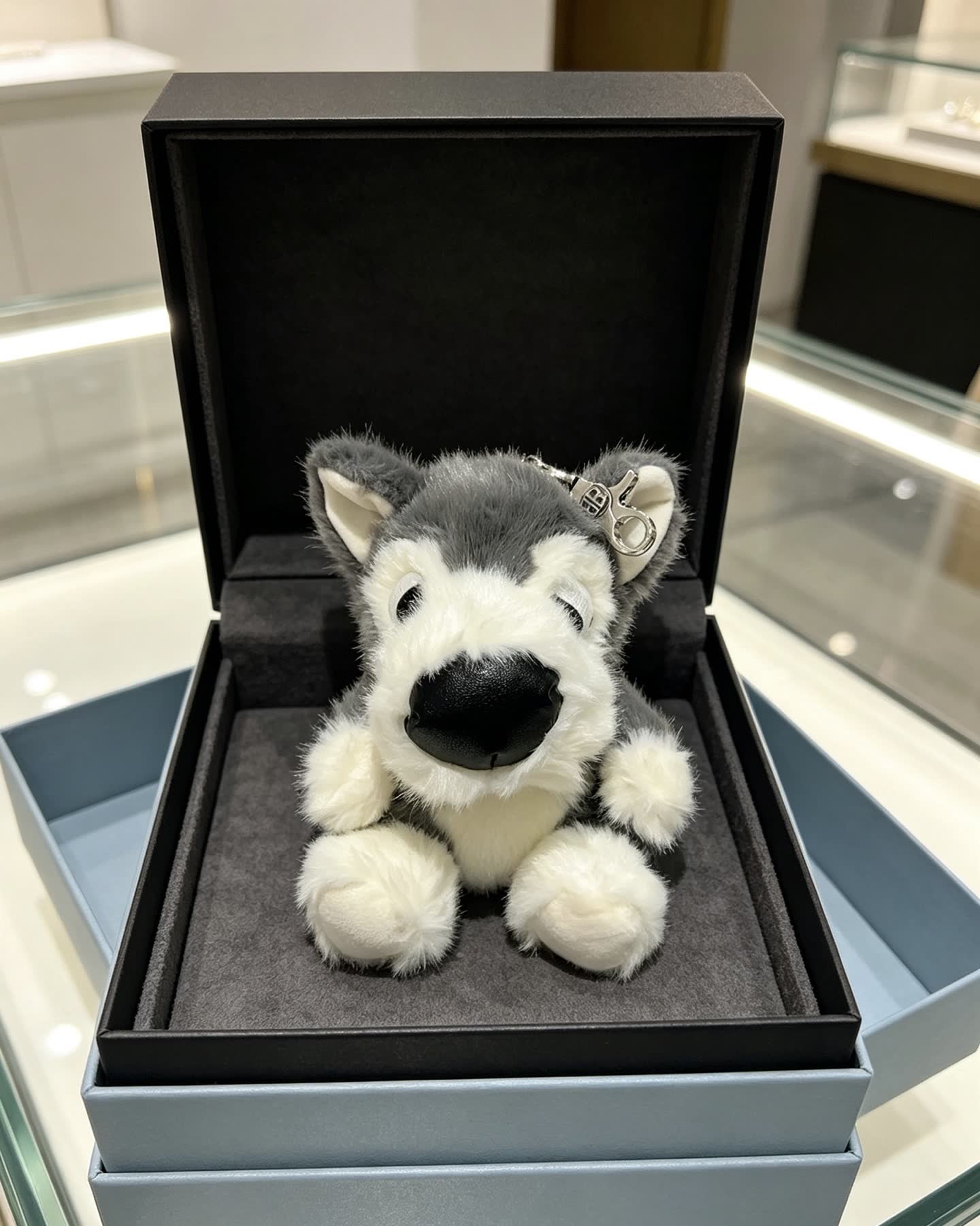 Balenciaga Husky Keychain
