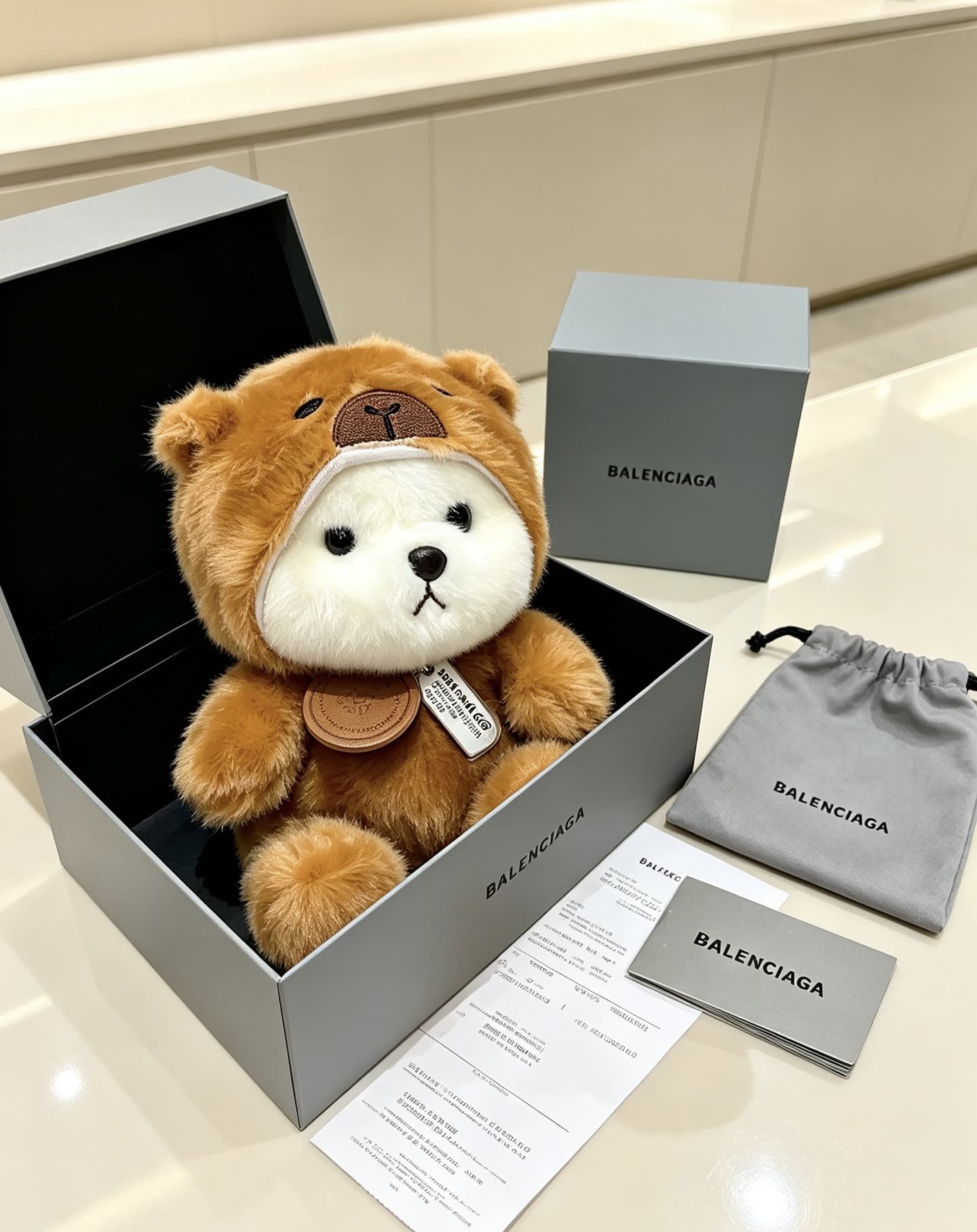 Balenciaga Teddy Bear Keychain
