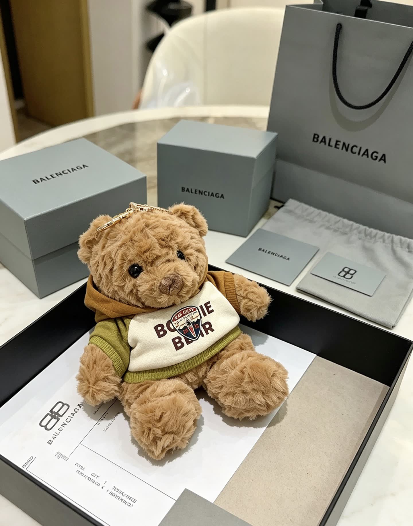 Balenciaga Bear Keychain