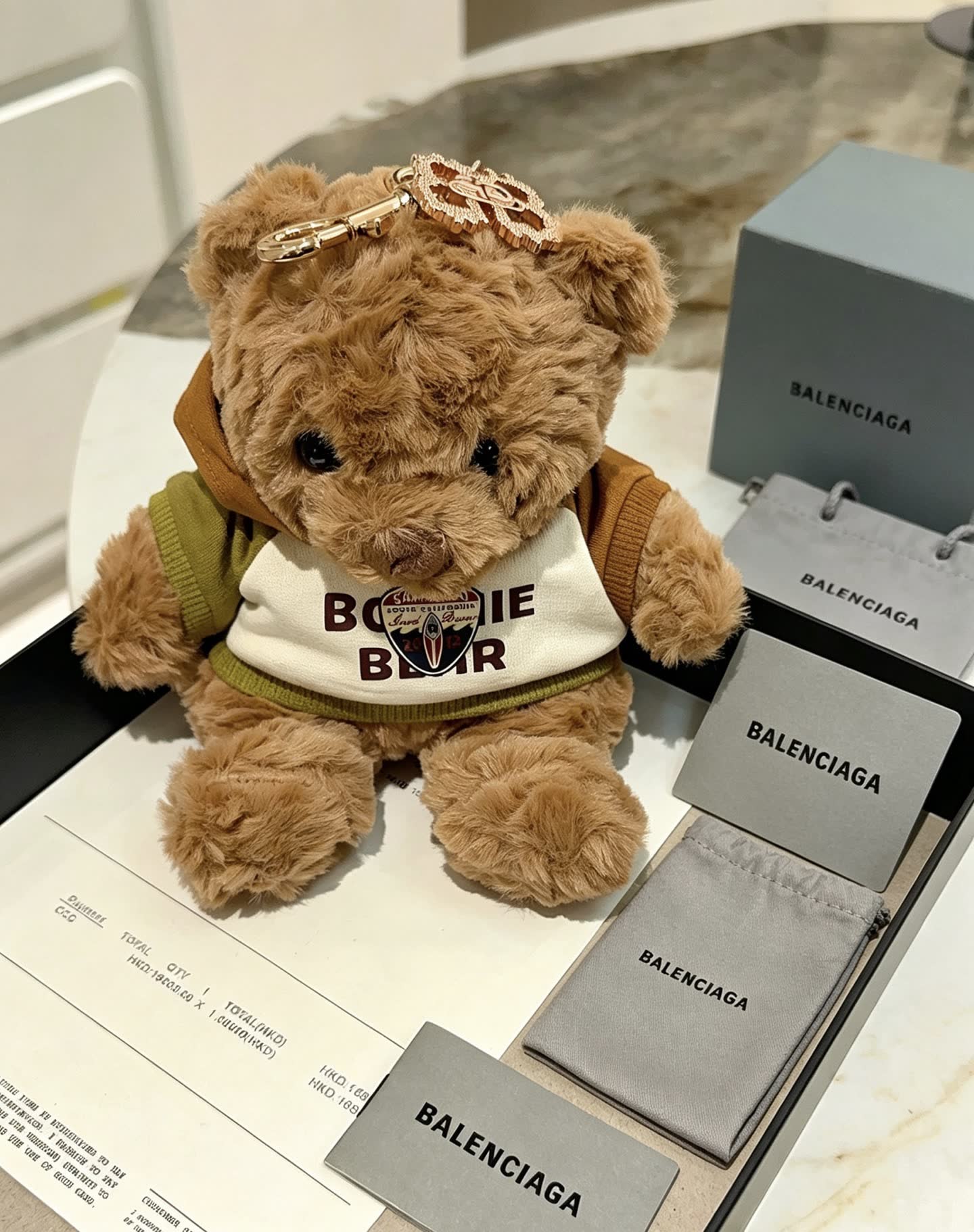 Balenciaga Bear Keychain