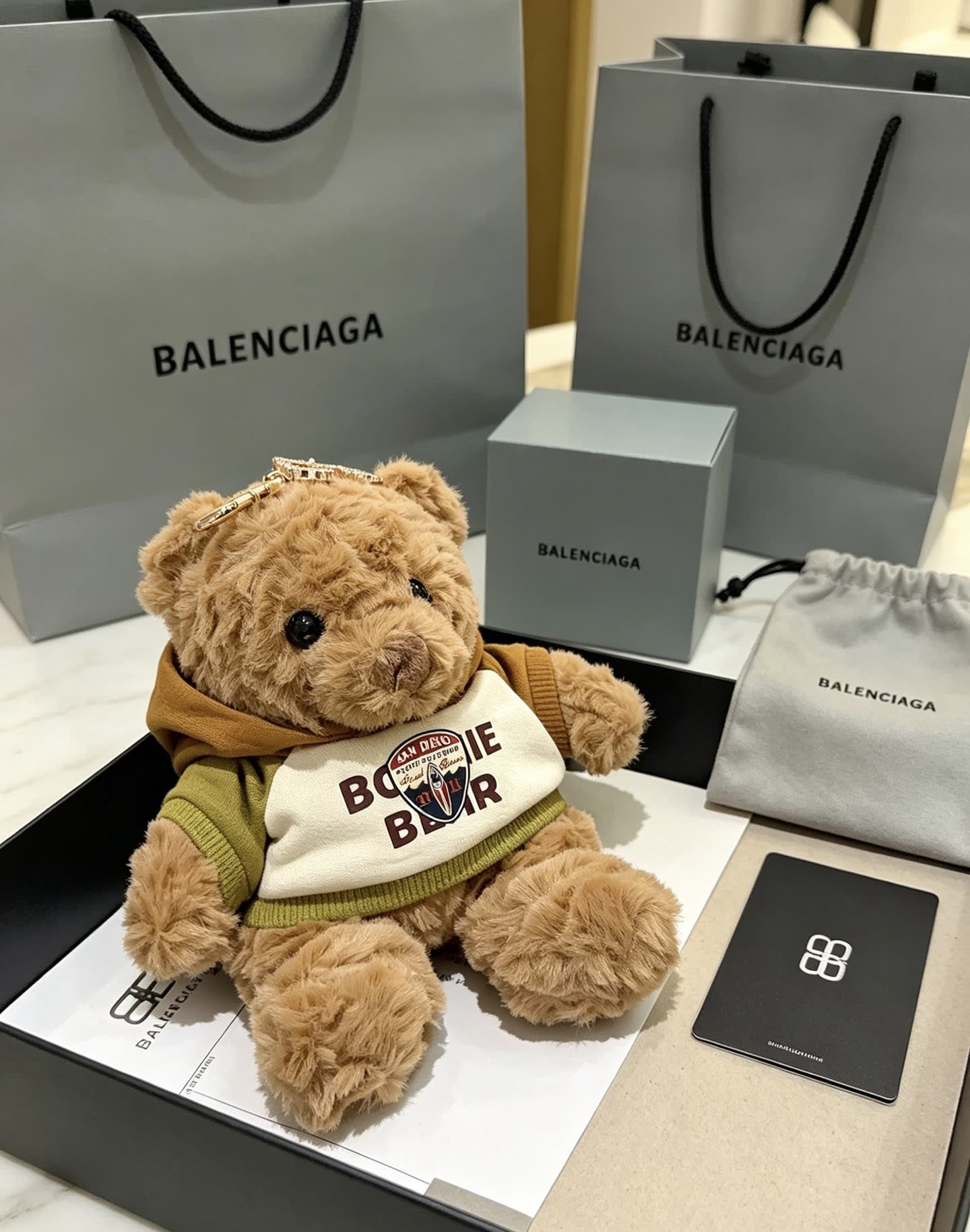 Balenciaga Bear Keychain