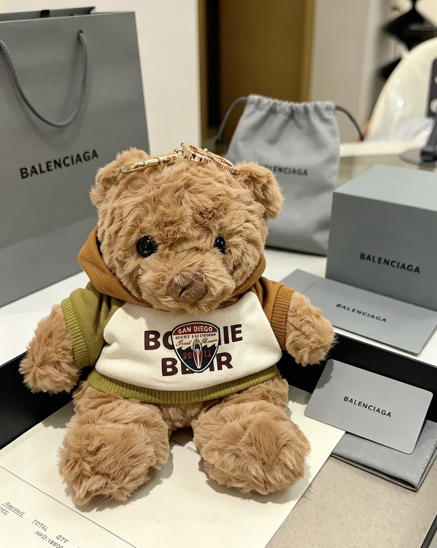 Balenciaga Bear Keychain