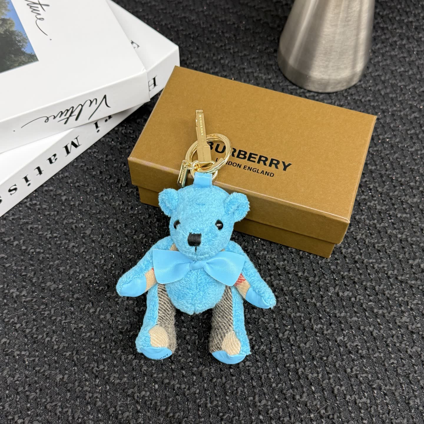 Burberry Blue Bear Keychain