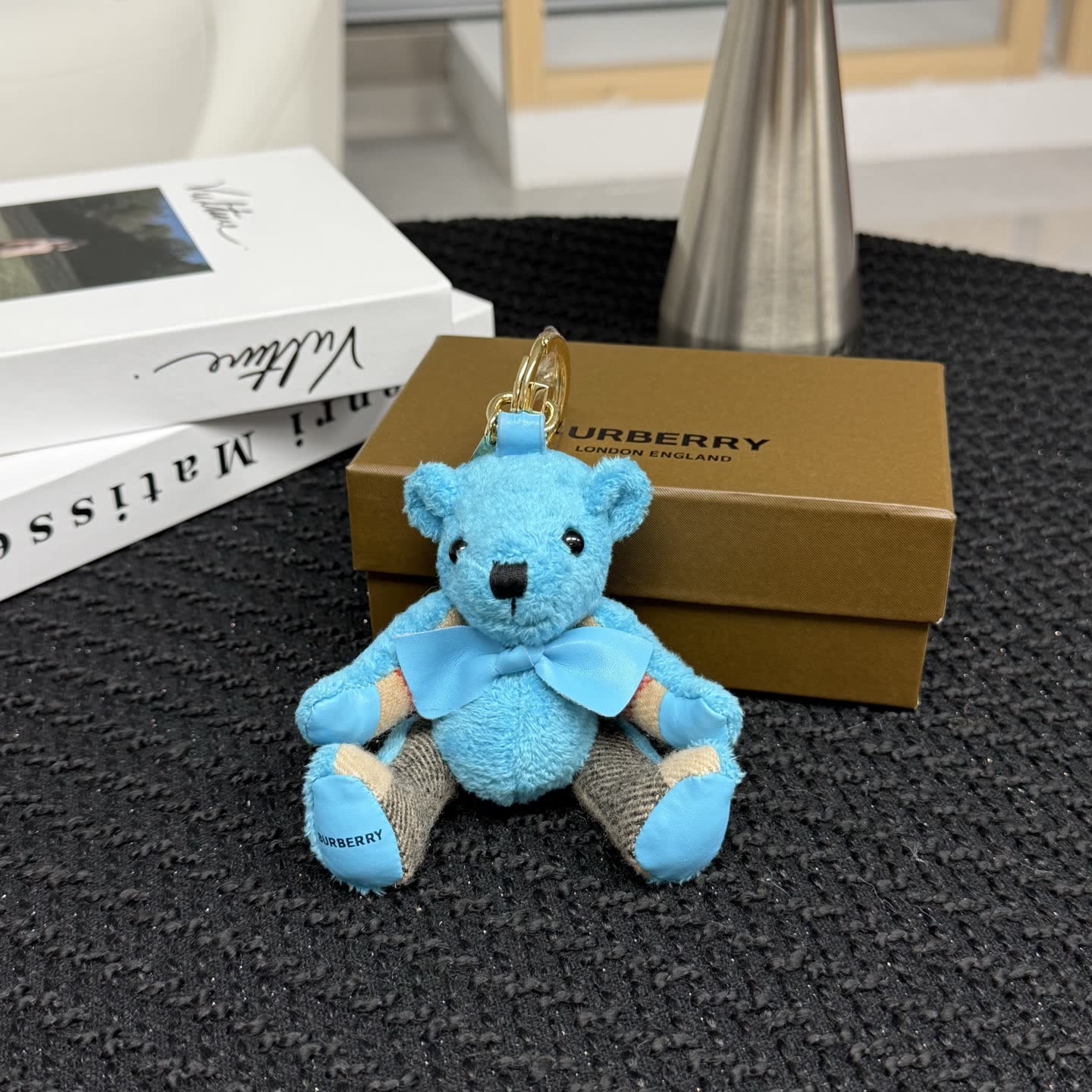 Burberry Blue Bear Keychain