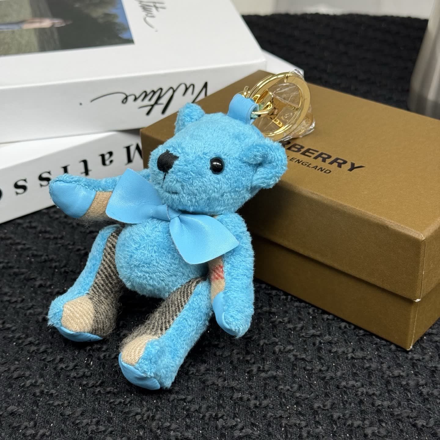 Burberry Blue Bear Keychain