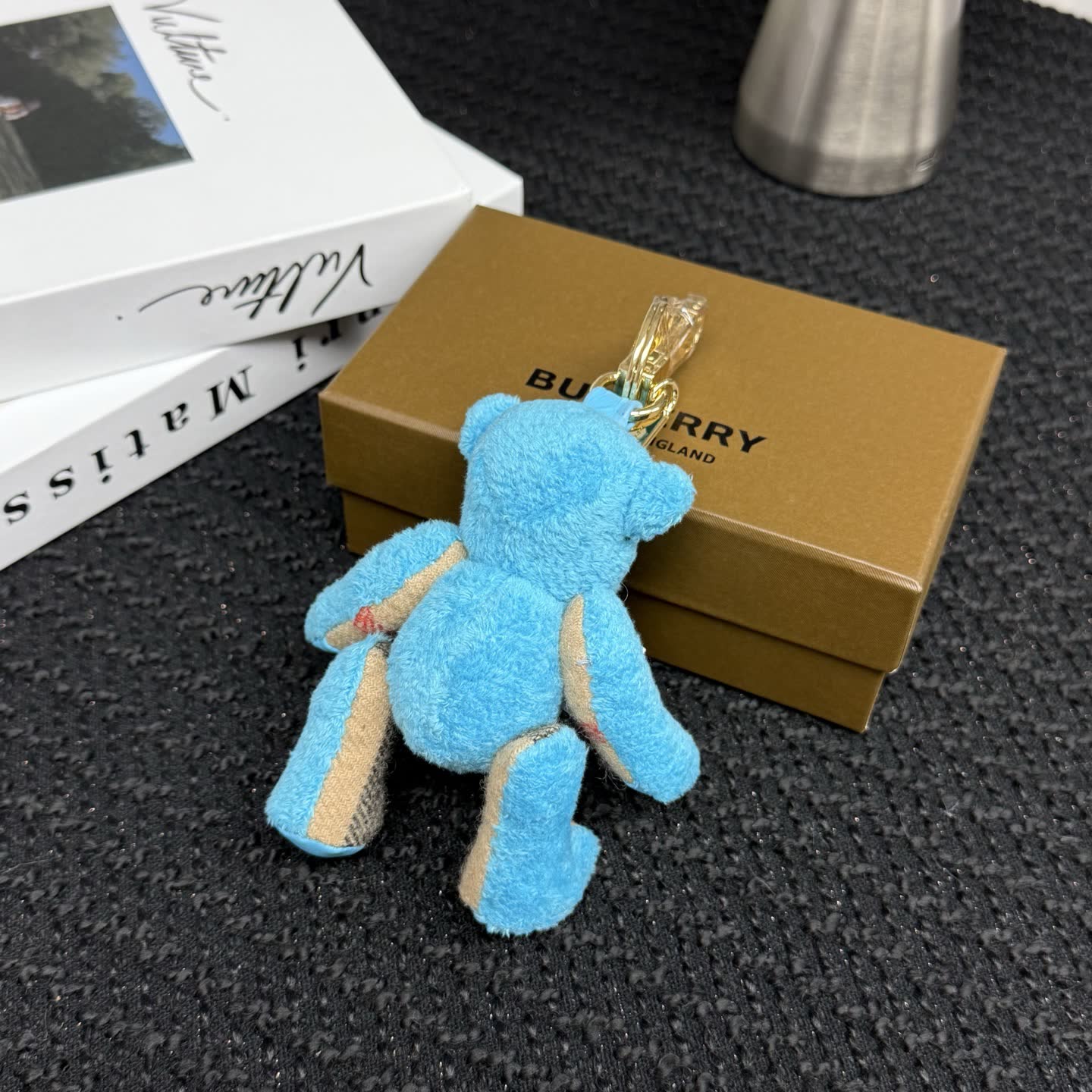 Burberry Blue Bear Keychain