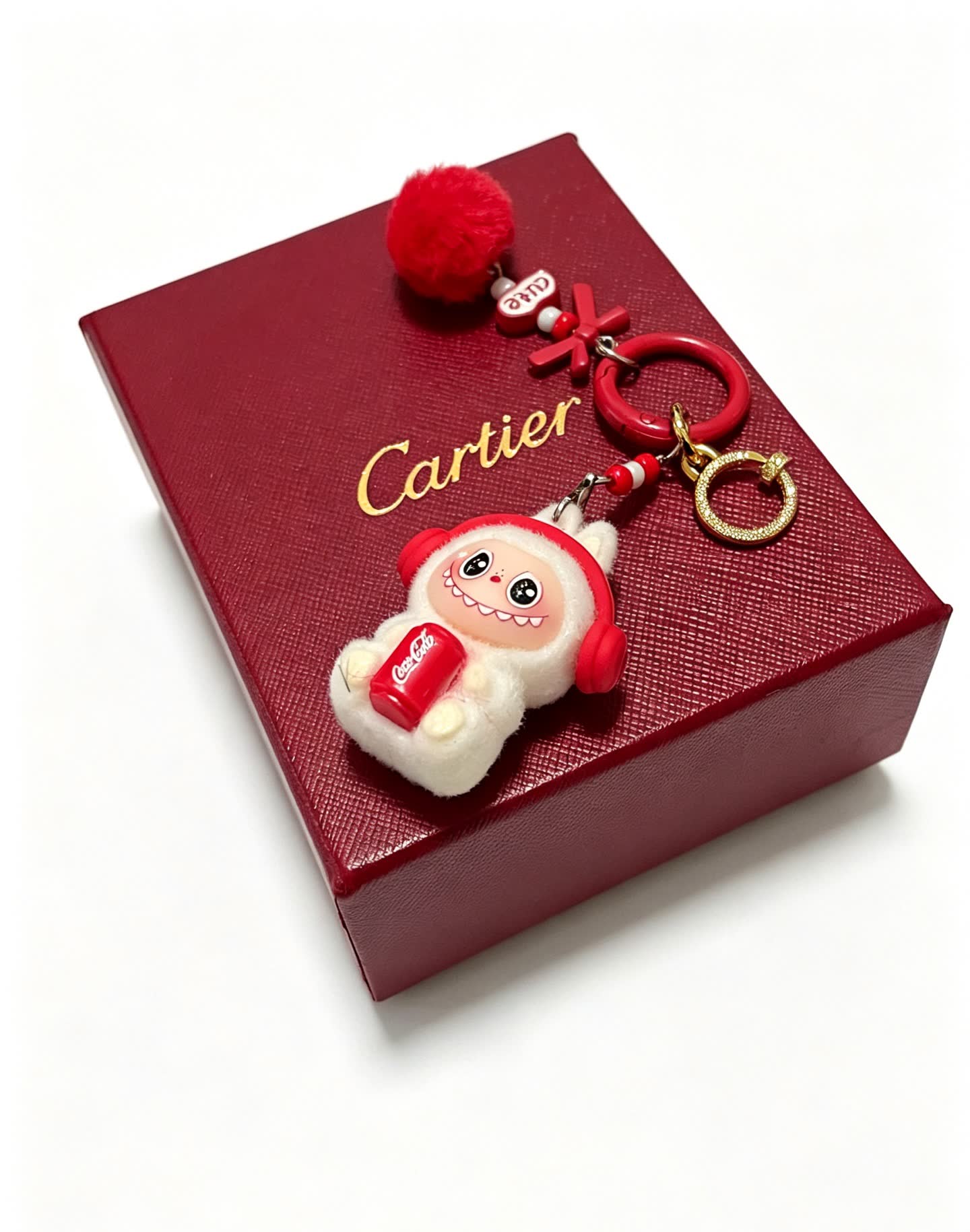 Cartier Keychain with Coca-Cola Character