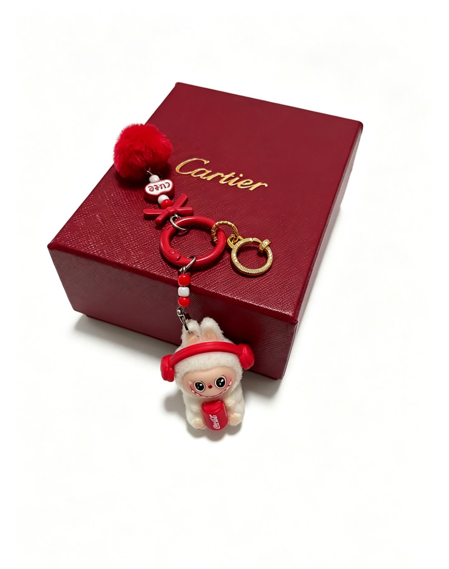 Cartier Keychain with Coca-Cola Character
