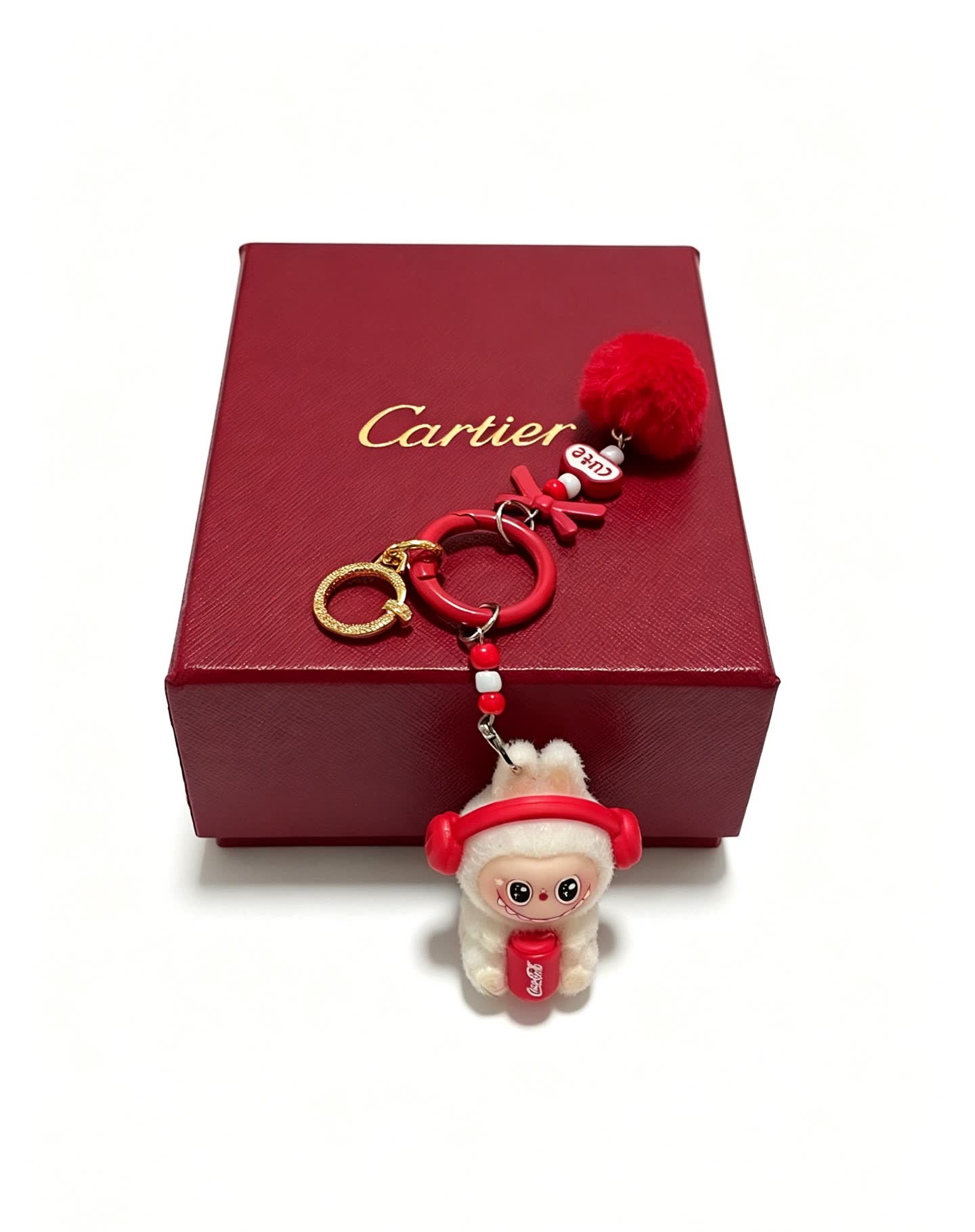Cartier Keychain with Coca-Cola Character
