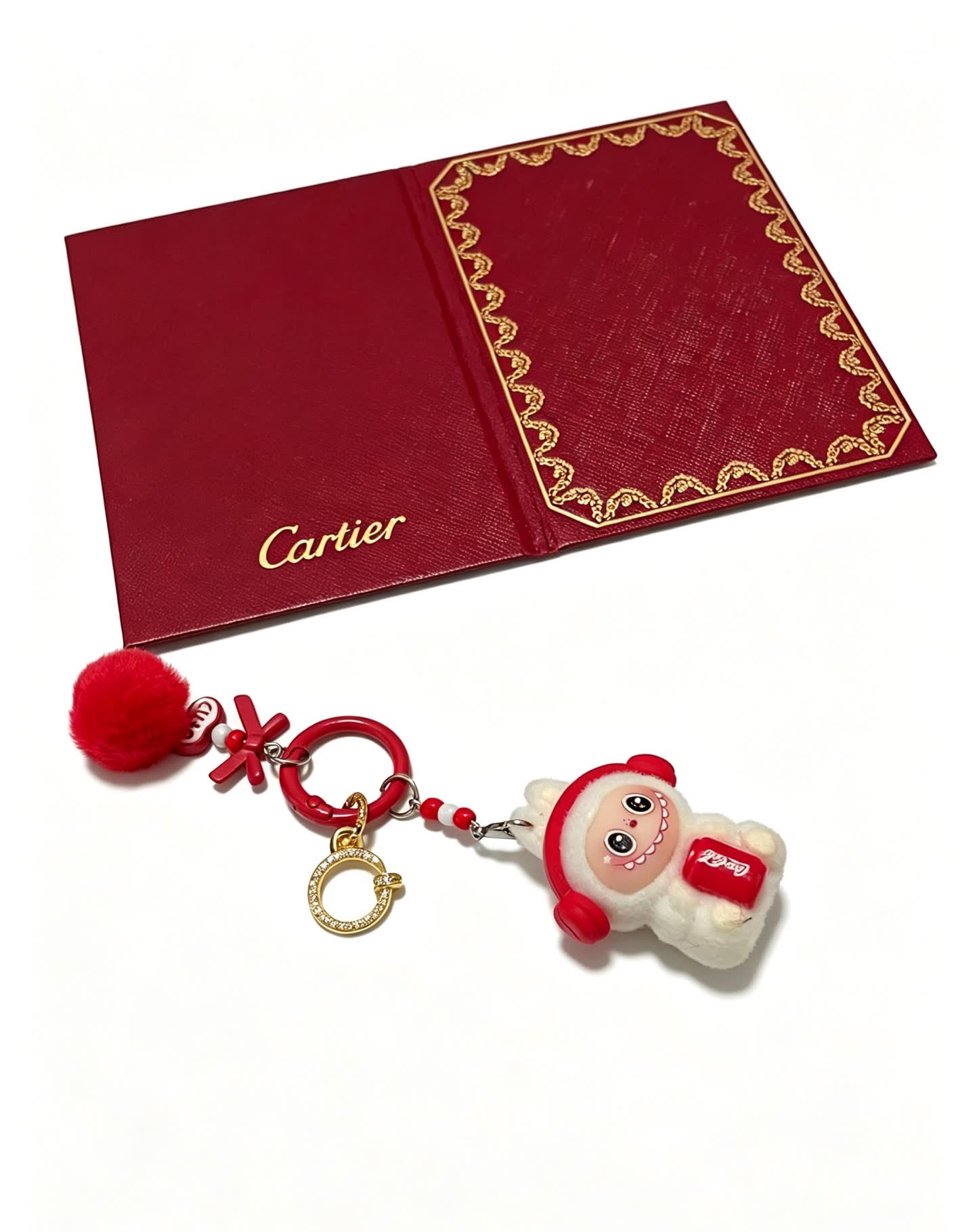 Cartier Keychain with Coca-Cola Character