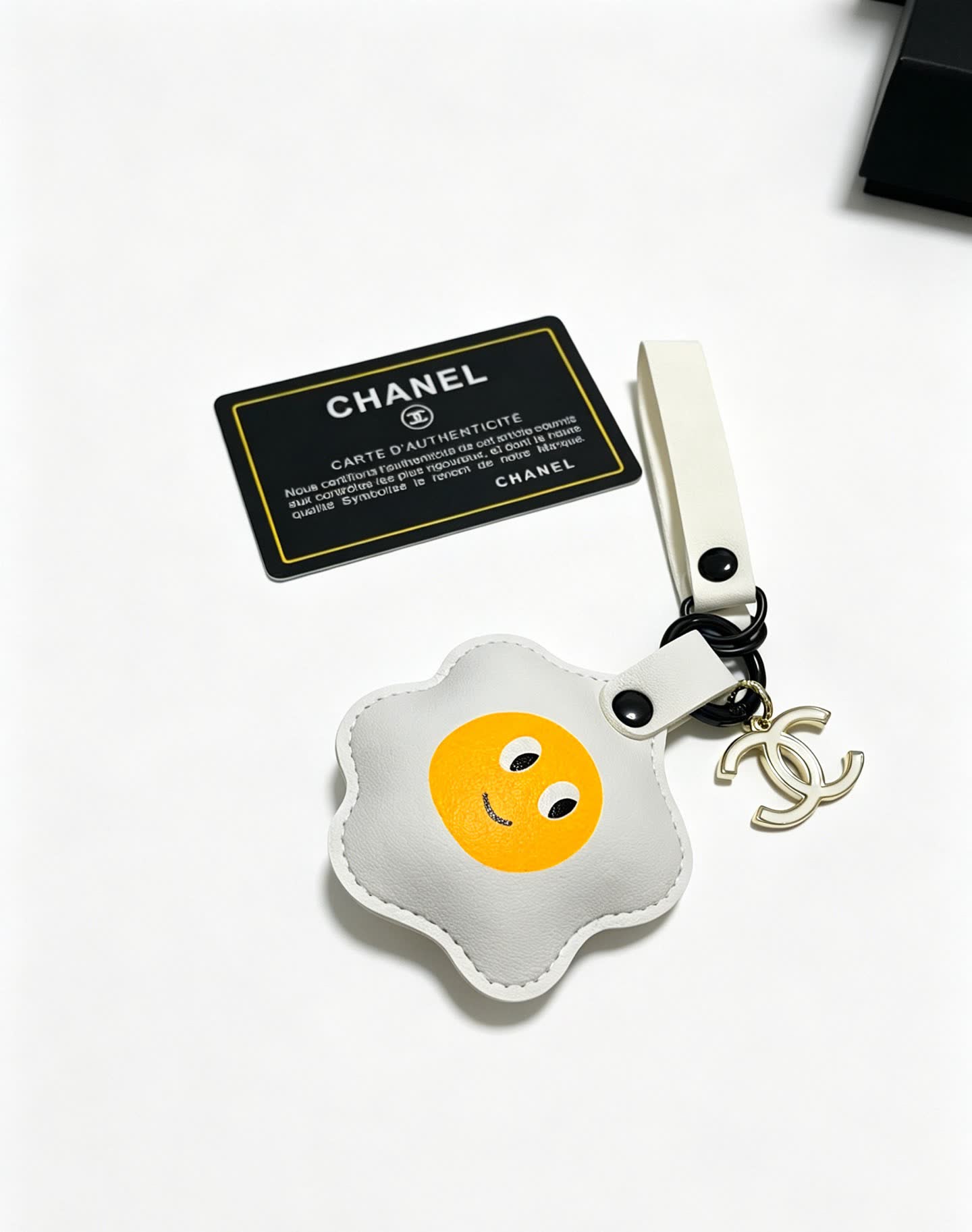 Chanel Egg Shaped Keychain