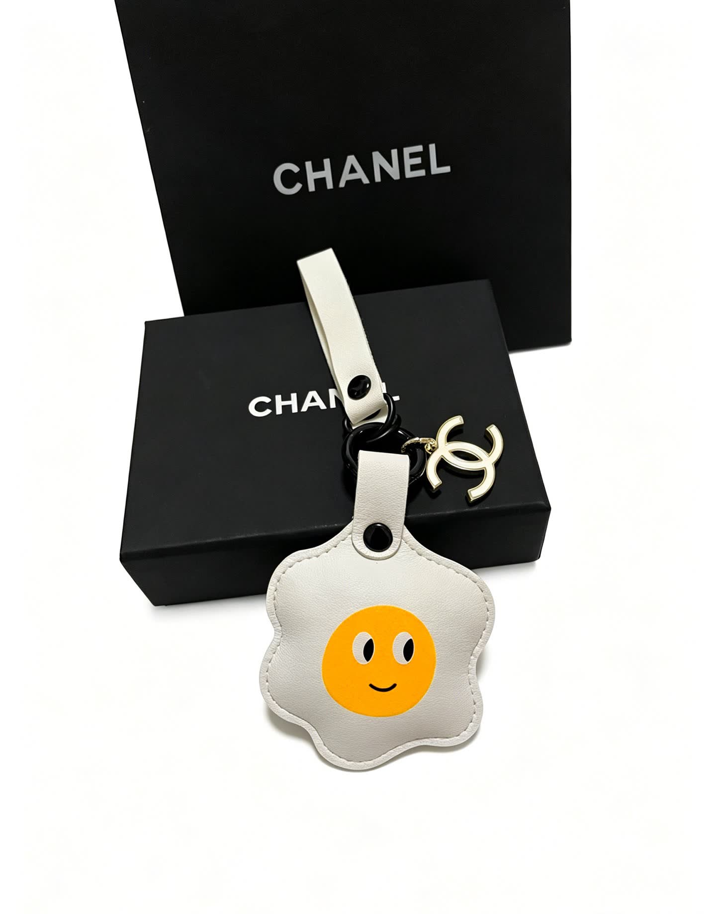 Chanel Egg Shaped Keychain