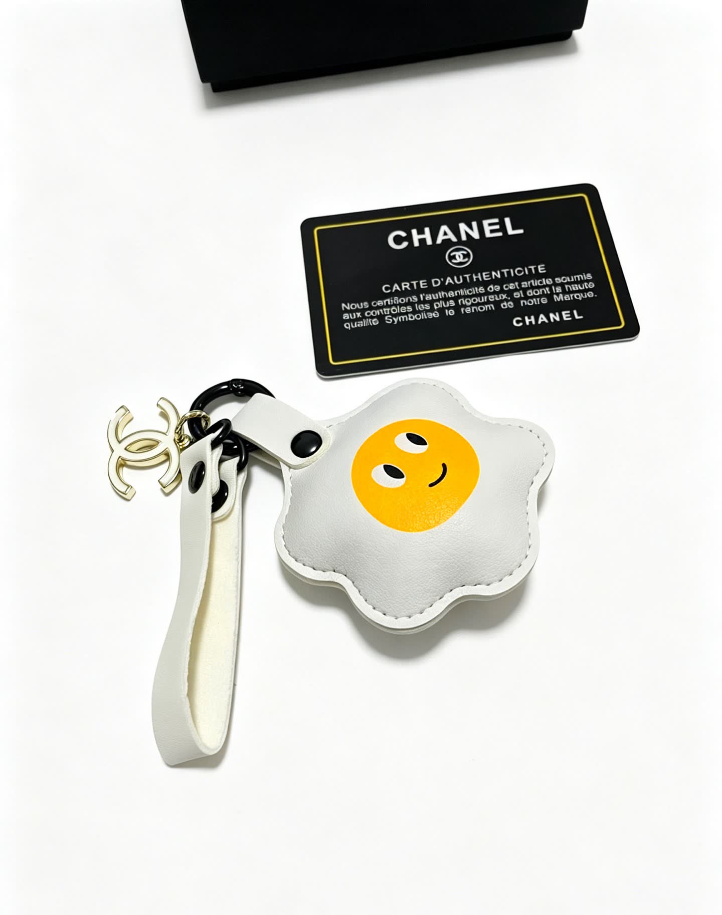 Chanel Egg Shaped Keychain